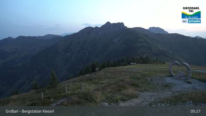 Archiv Foto Webcam Grossarl: Panorama Kieserl