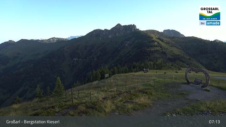 Archiv Foto Webcam Grossarl: Panorama Kieserl