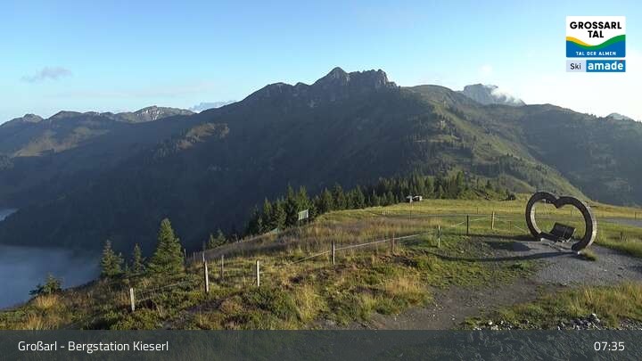 Archiv Foto Webcam Grossarl: Panorama Kieserl