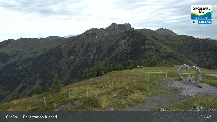 Archiv Foto Webcam Grossarl: Panorama Kieserl
