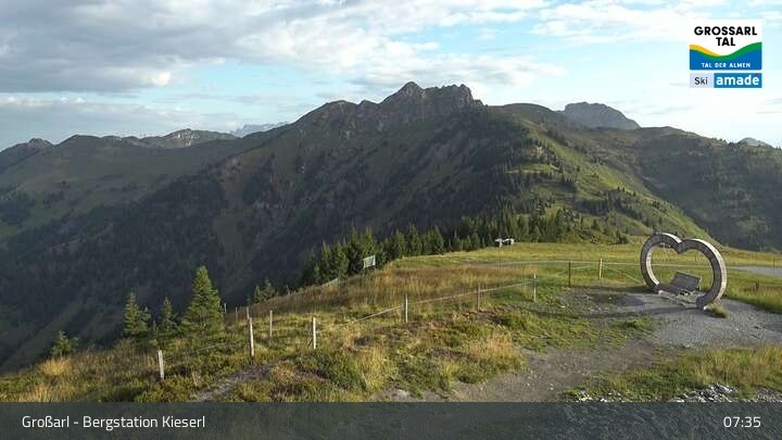 Archived image Webcam Grossarl - Panoramic View Kieserl