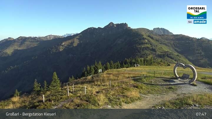 Archiv Foto Webcam Grossarl: Panorama Kieserl