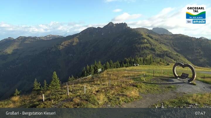 Archiv Foto Webcam Grossarl: Panorama Kieserl