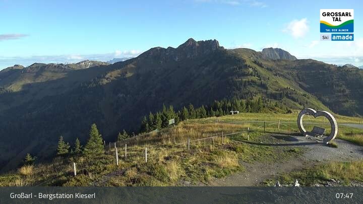 Archiv Foto Webcam Grossarl: Panorama Kieserl