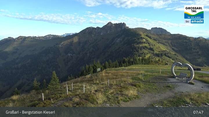 Archiv Foto Webcam Grossarl: Panorama Kieserl