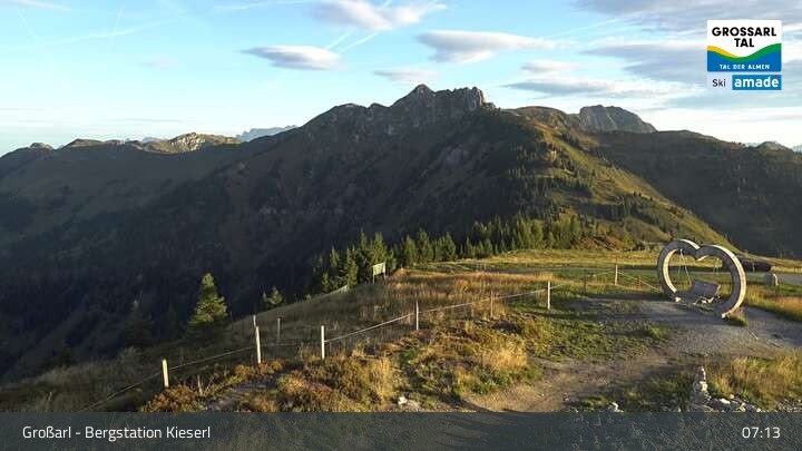 Archiv Foto Webcam Grossarl: Panorama Kieserl