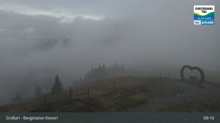 Archived image Webcam Grossarl - Panoramic View Kieserl