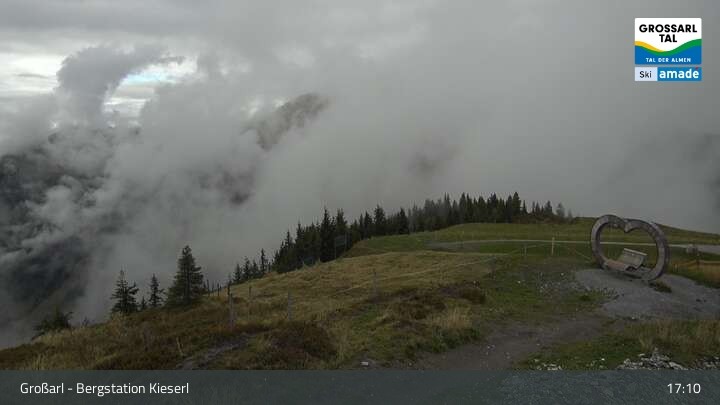 Archived image Webcam Grossarl - Panoramic View Kieserl