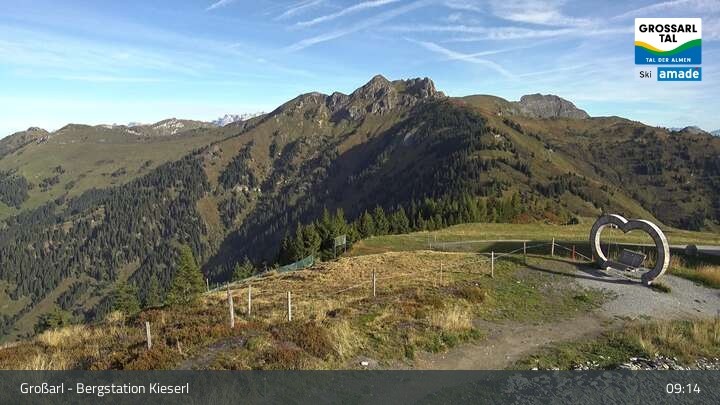 Archived image Webcam Grossarl - Panoramic View Kieserl