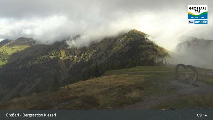 Archiv Foto Webcam Grossarl: Panorama Kieserl