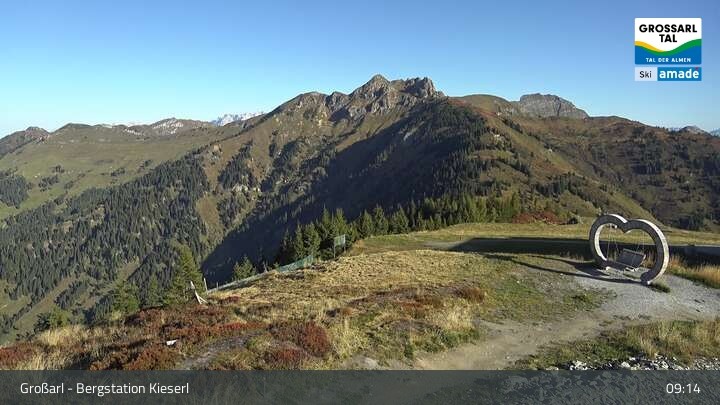 Archiv Foto Webcam Grossarl: Panorama Kieserl