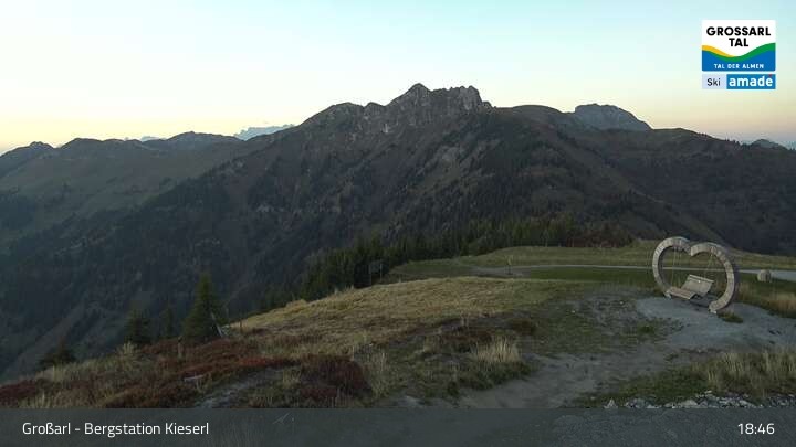 Archived image Webcam Grossarl - Panoramic View Kieserl