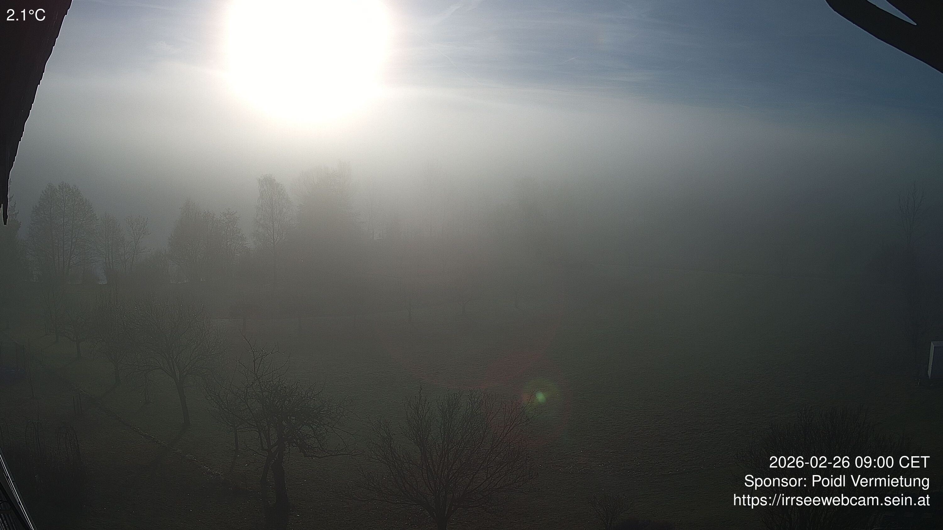 Archived image Webcam Lake Irrsee in Upper Austria