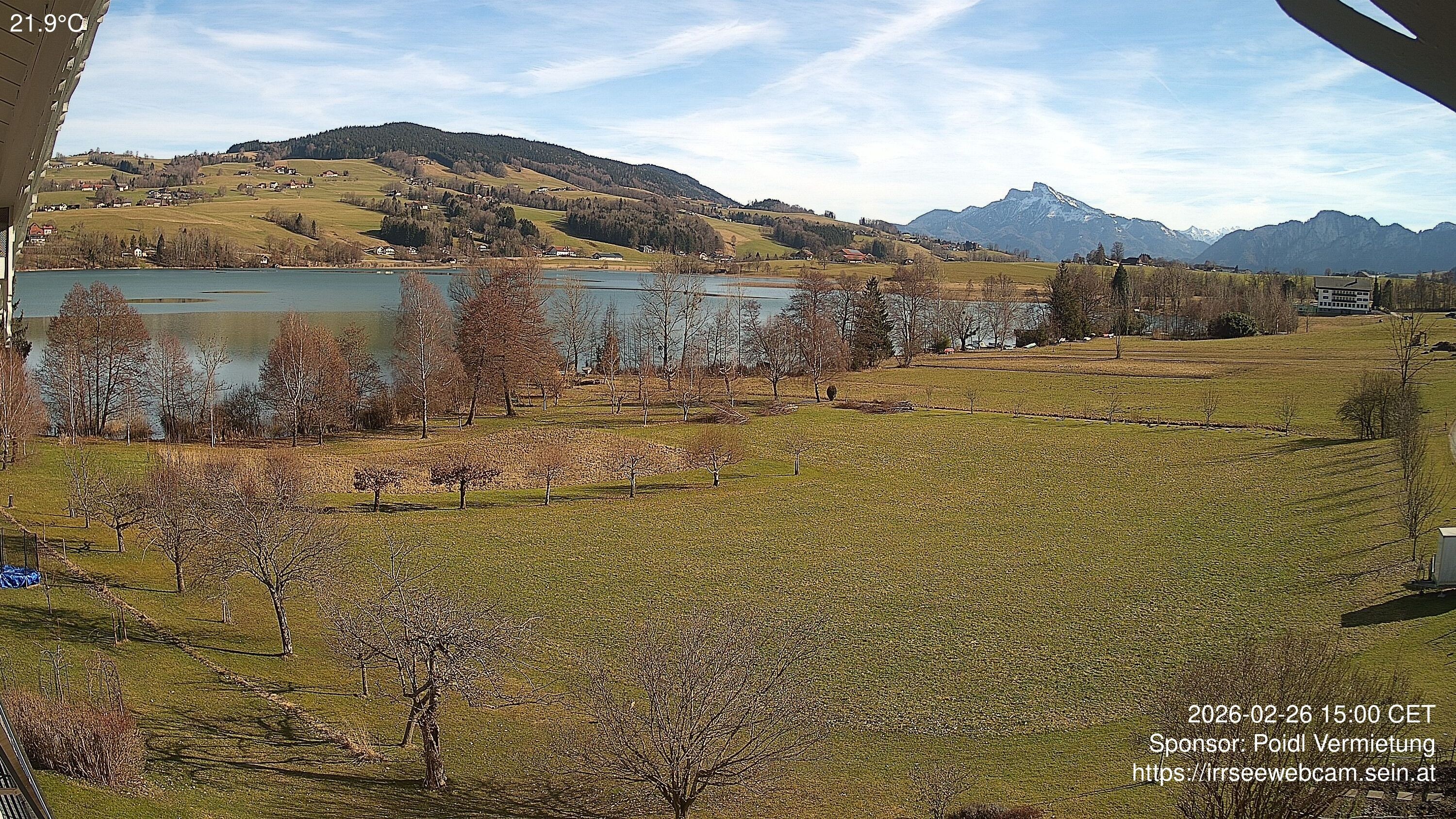 Archived image Webcam Lake Irrsee in Upper Austria