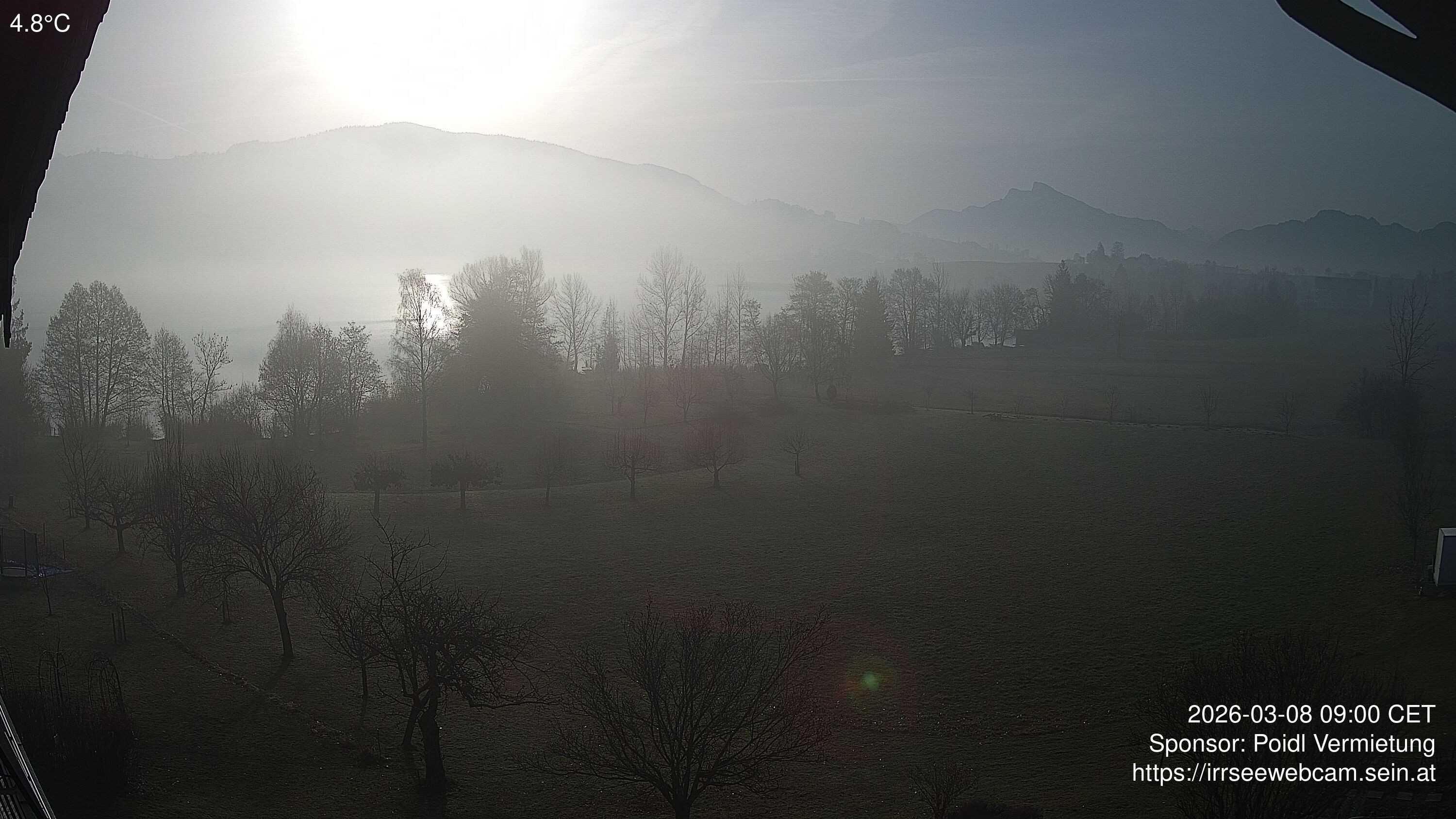 Archiv Foto Irrsee Oberösterreich: Webcam Westufer