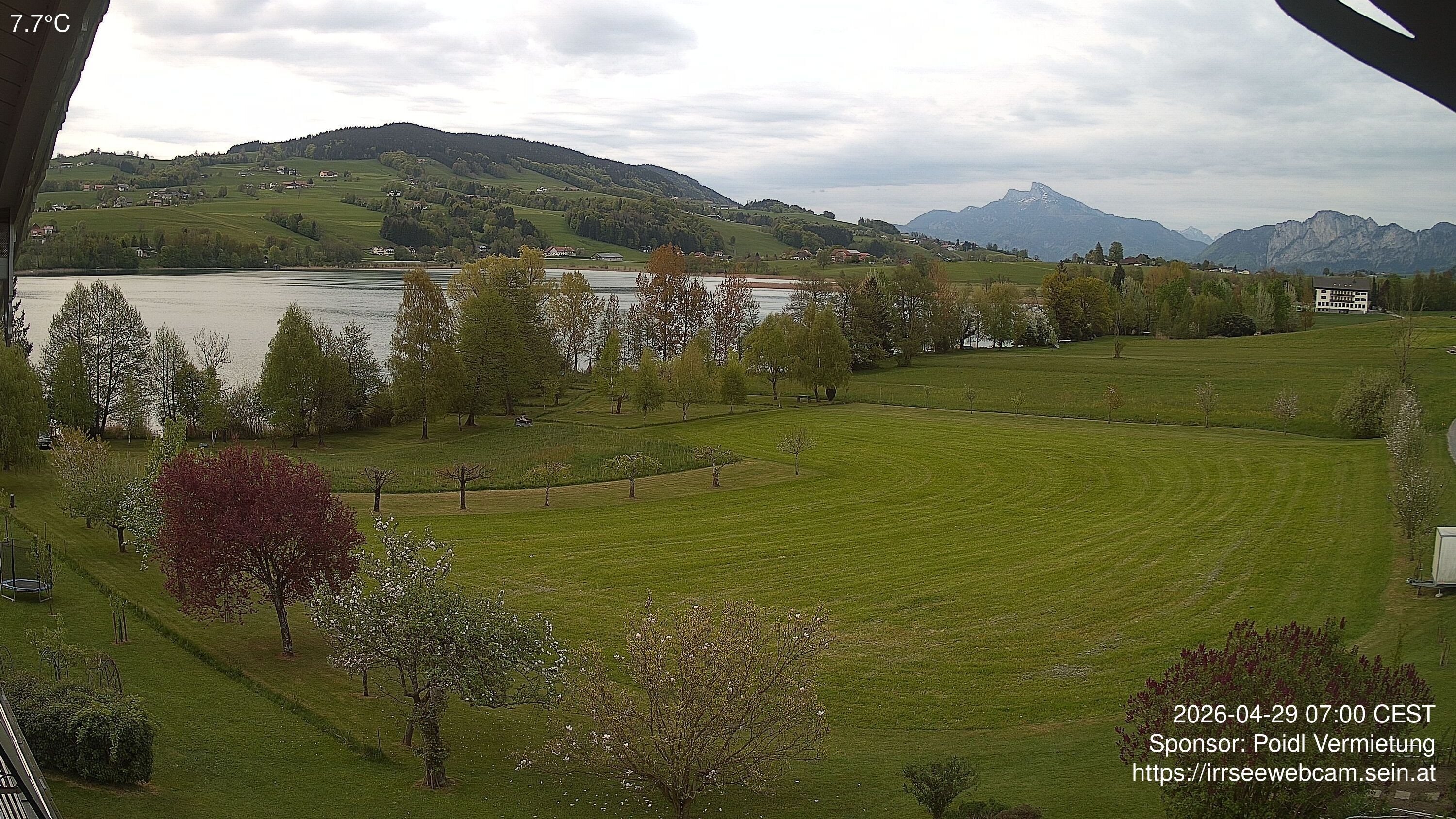Archiv Foto Irrsee Oberösterreich: Webcam Westufer