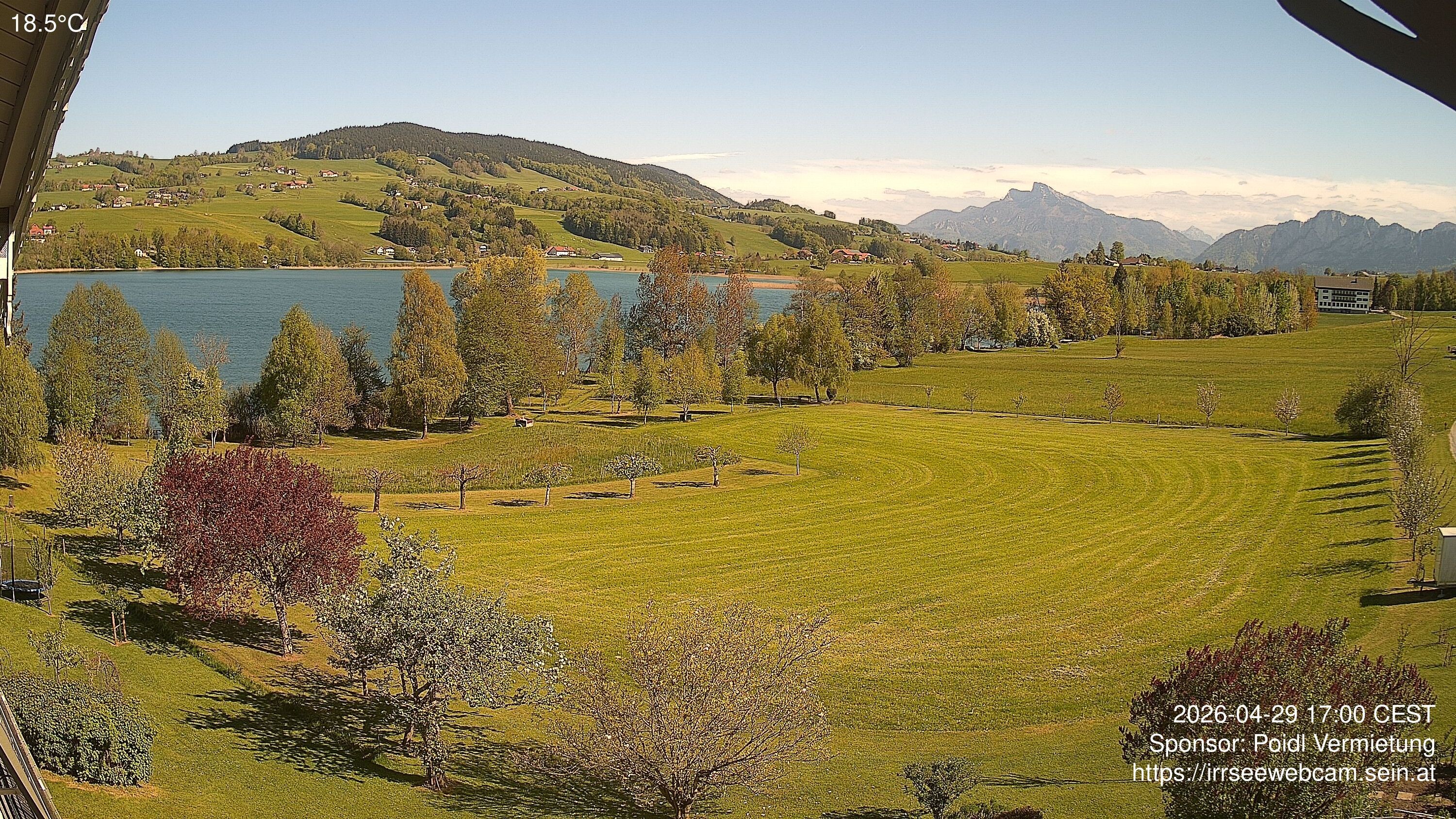 Archiv Foto Irrsee Oberösterreich: Webcam Westufer