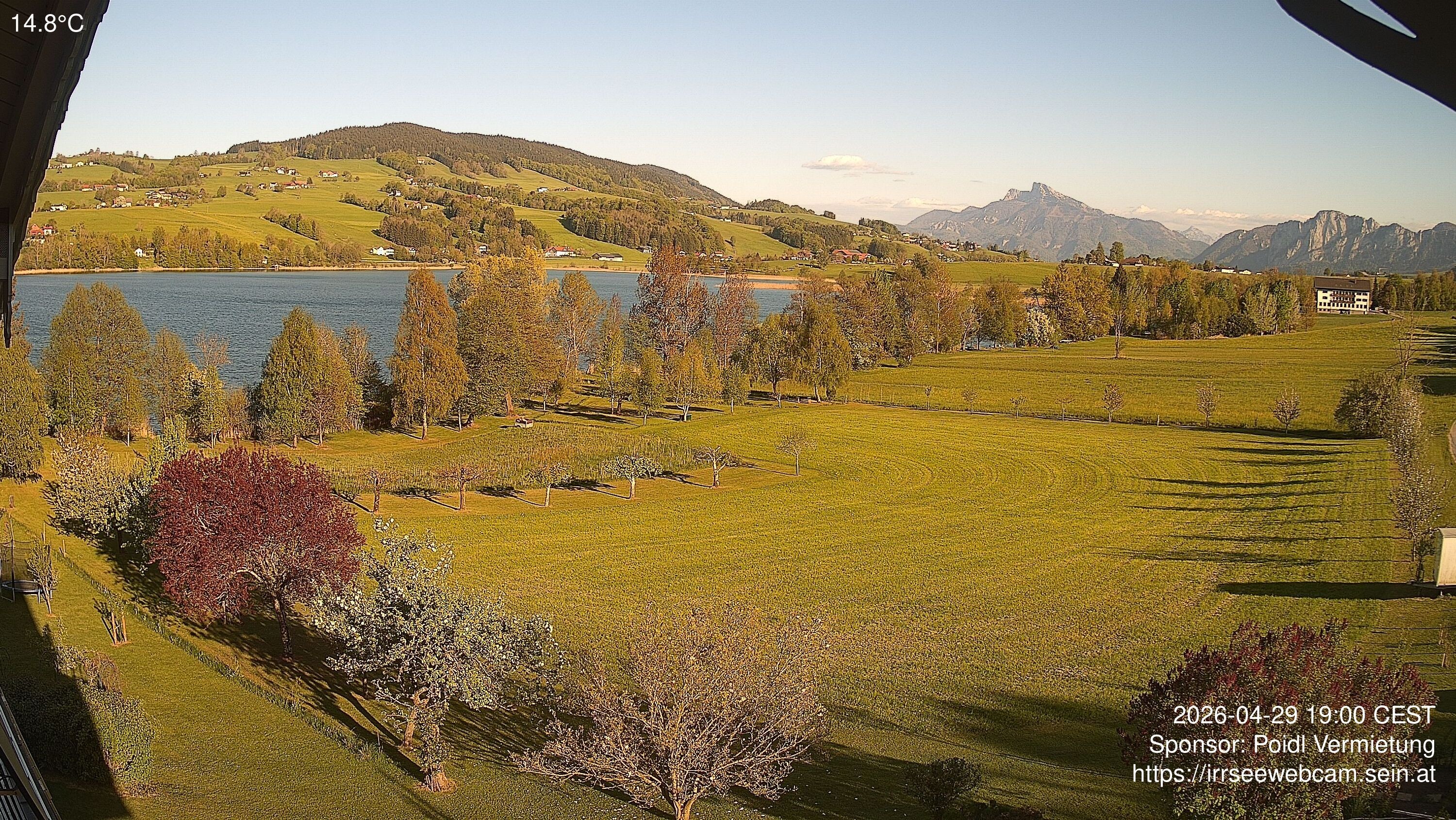 Archiv Foto Irrsee Oberösterreich: Webcam Westufer