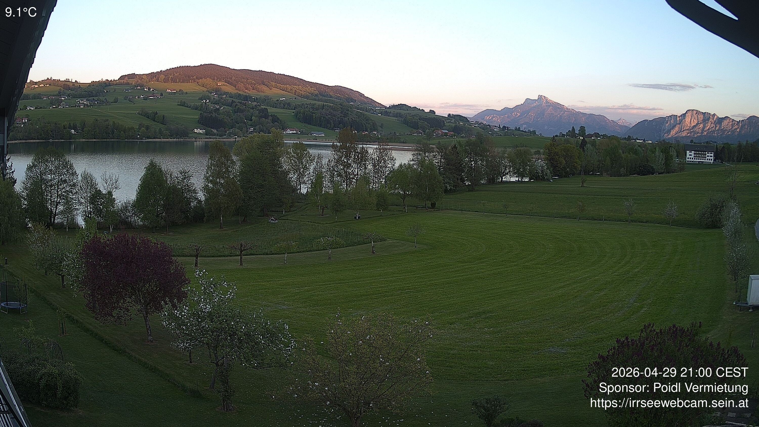 Archiv Foto Irrsee Oberösterreich: Webcam Westufer