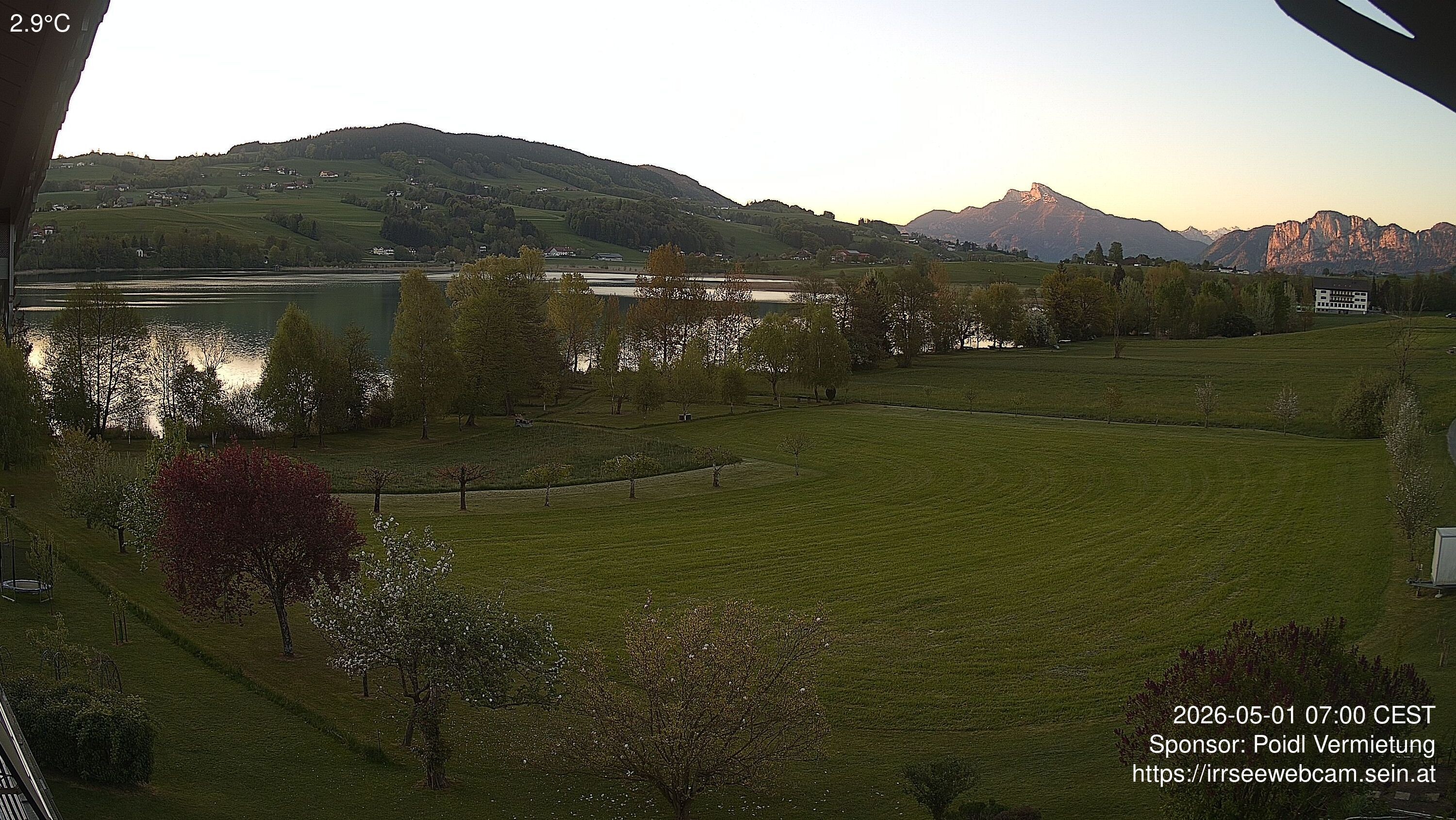 Archiv Foto Irrsee Oberösterreich: Webcam Westufer