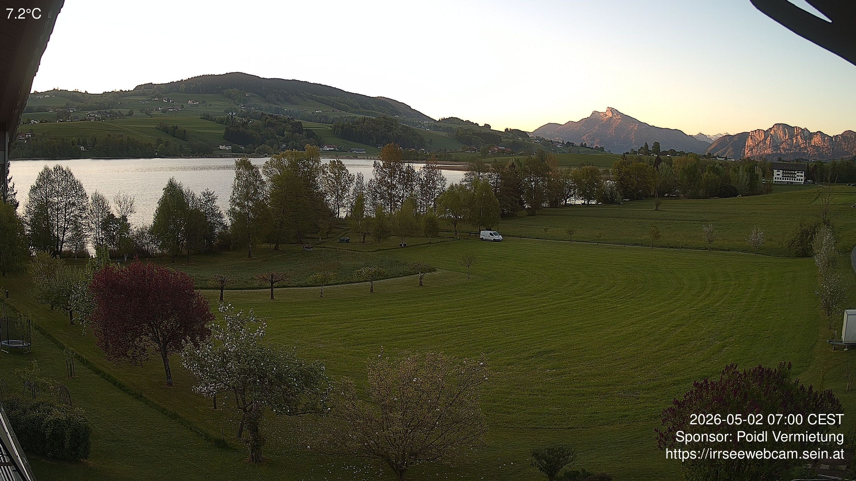 Archiv Foto Irrsee Oberösterreich: Webcam Westufer