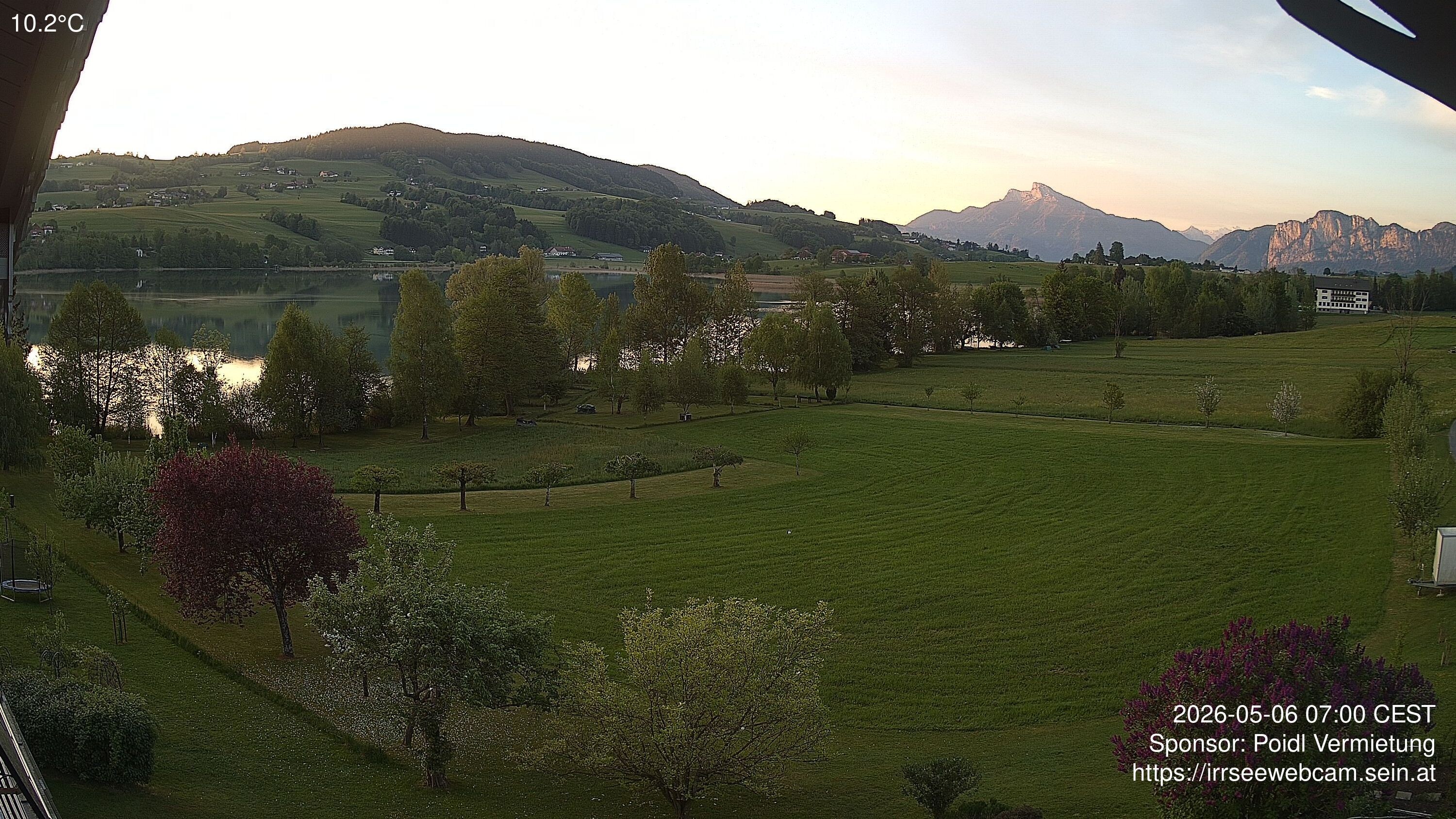 Archiv Foto Irrsee Oberösterreich: Webcam Westufer