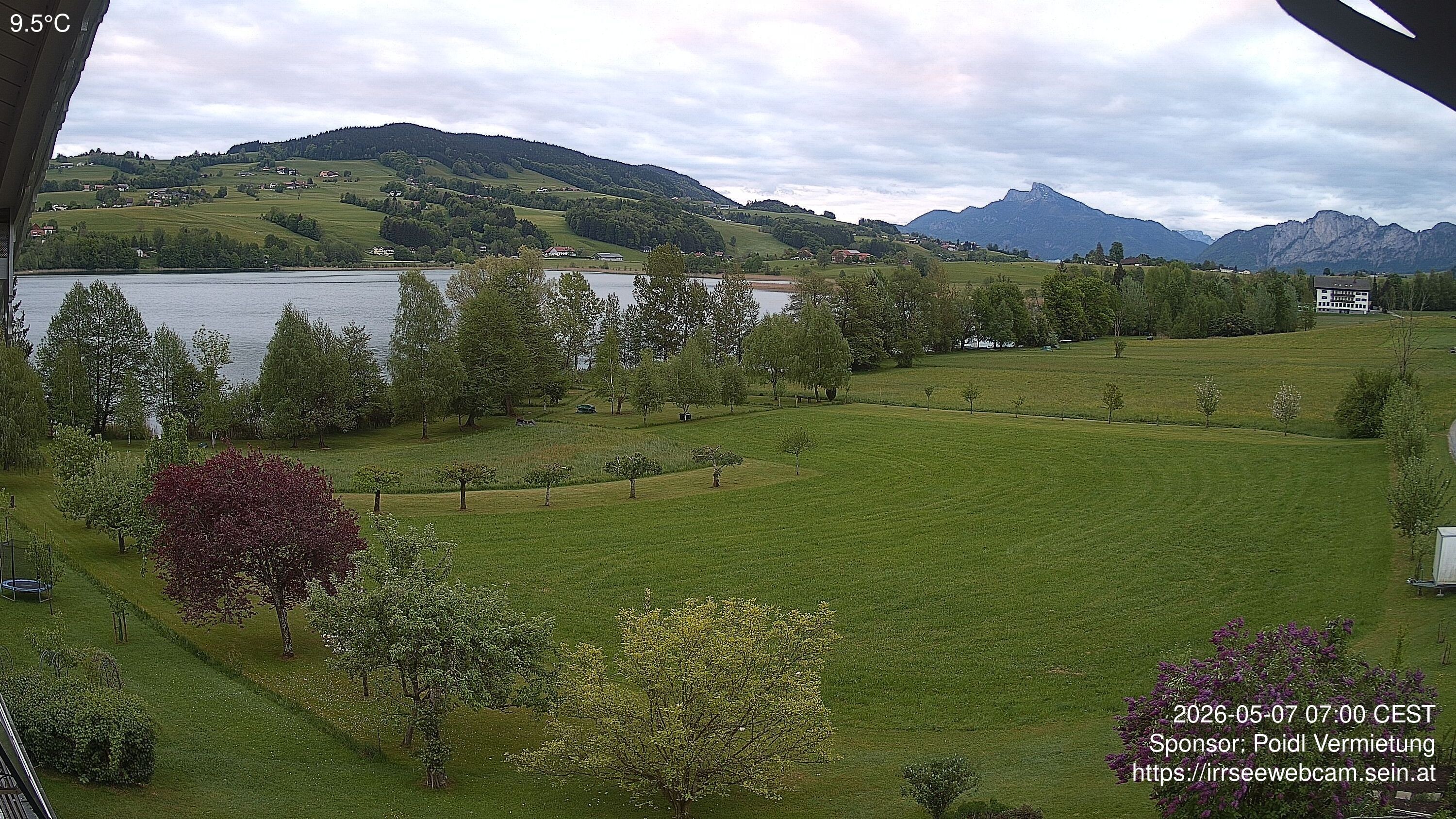 Archiv Foto Irrsee Oberösterreich: Webcam Westufer