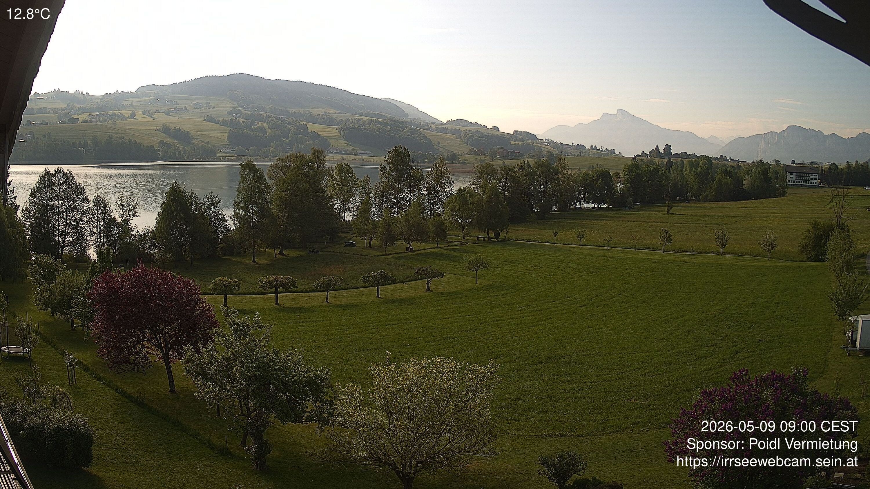 Archived image Webcam Lake Irrsee in Upper Austria