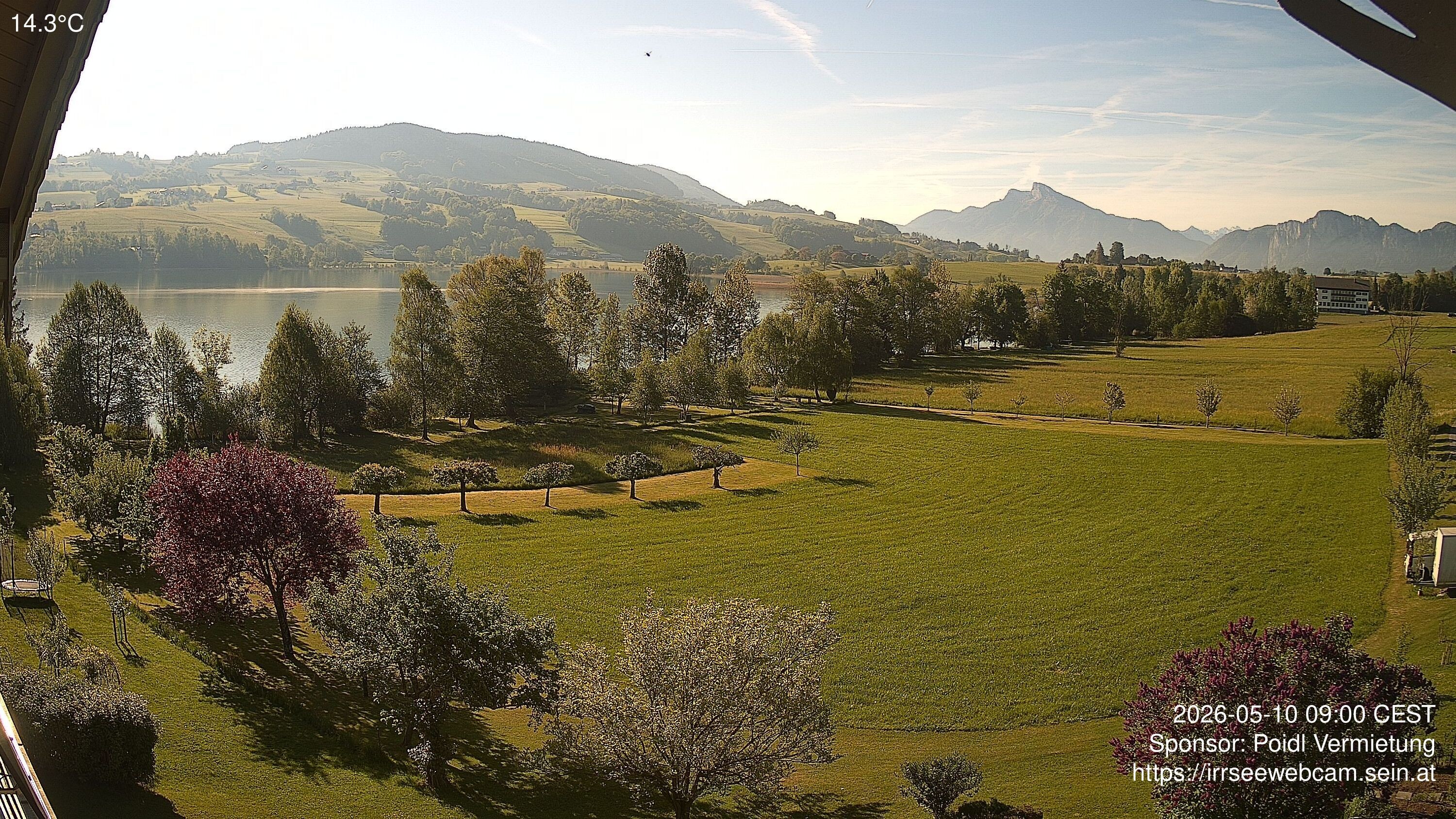 Archiv Foto Irrsee Oberösterreich: Webcam Westufer