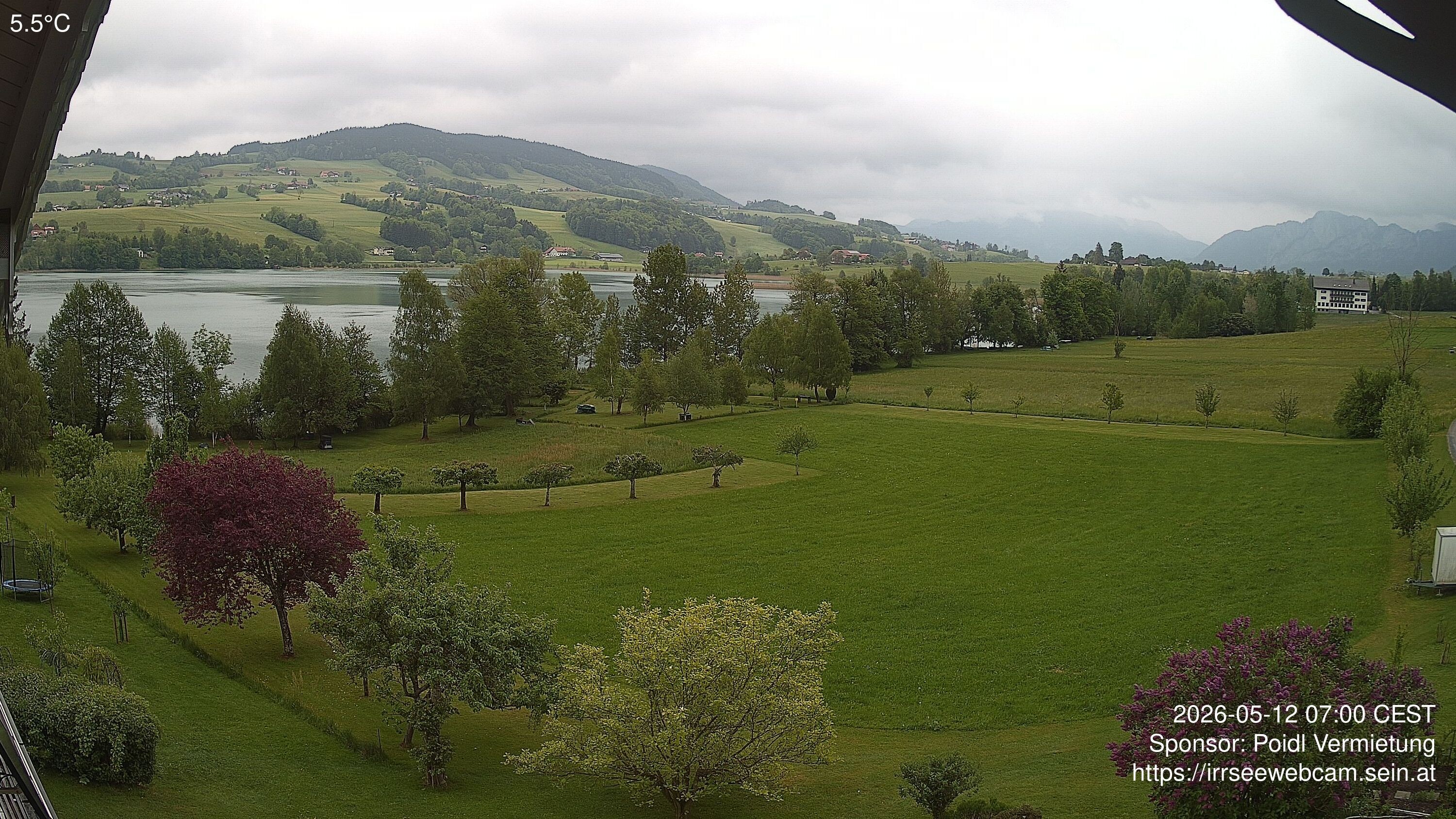 Archiv Foto Irrsee Oberösterreich: Webcam Westufer
