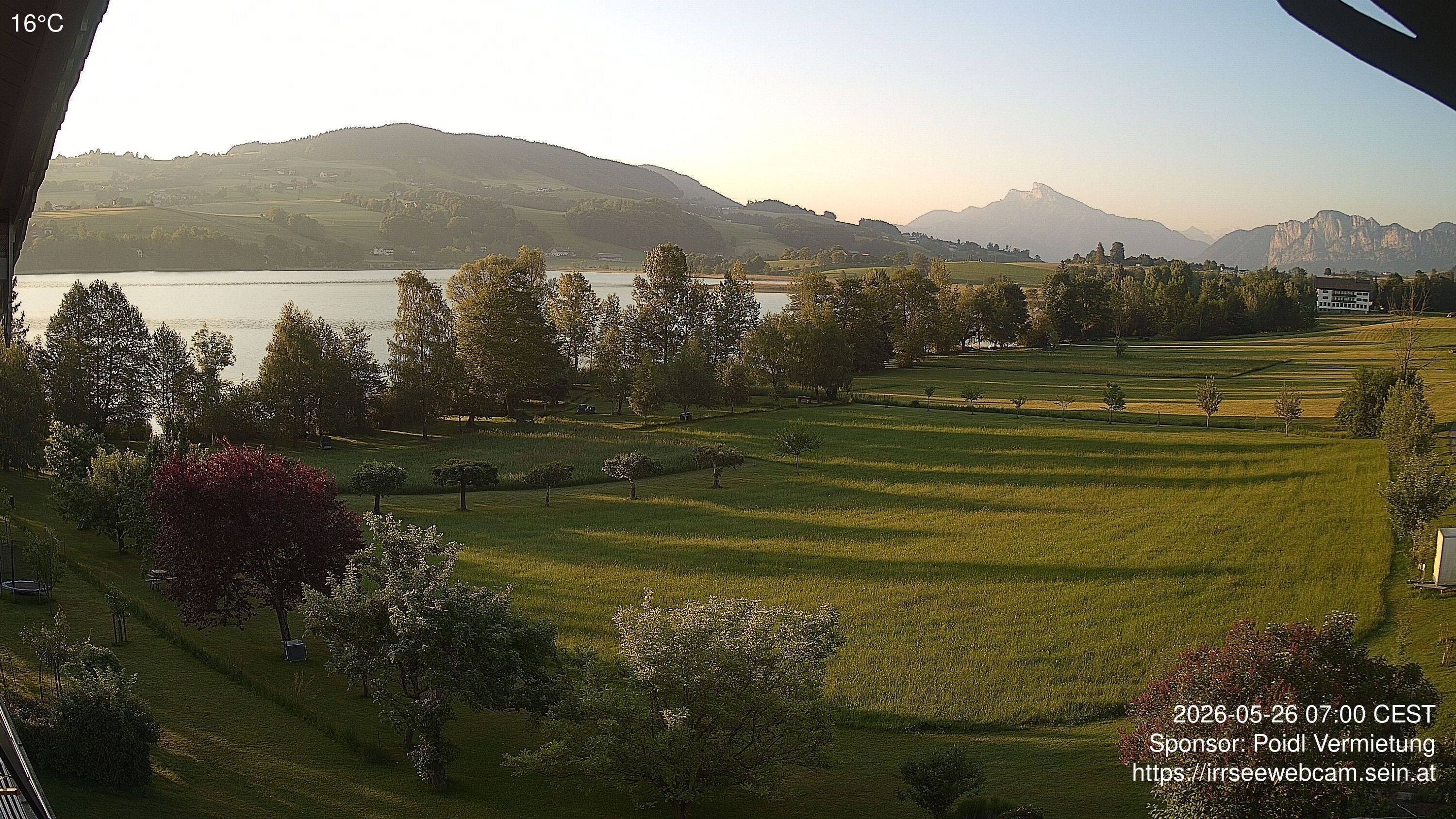 Archiv Foto Irrsee Oberösterreich: Webcam Westufer