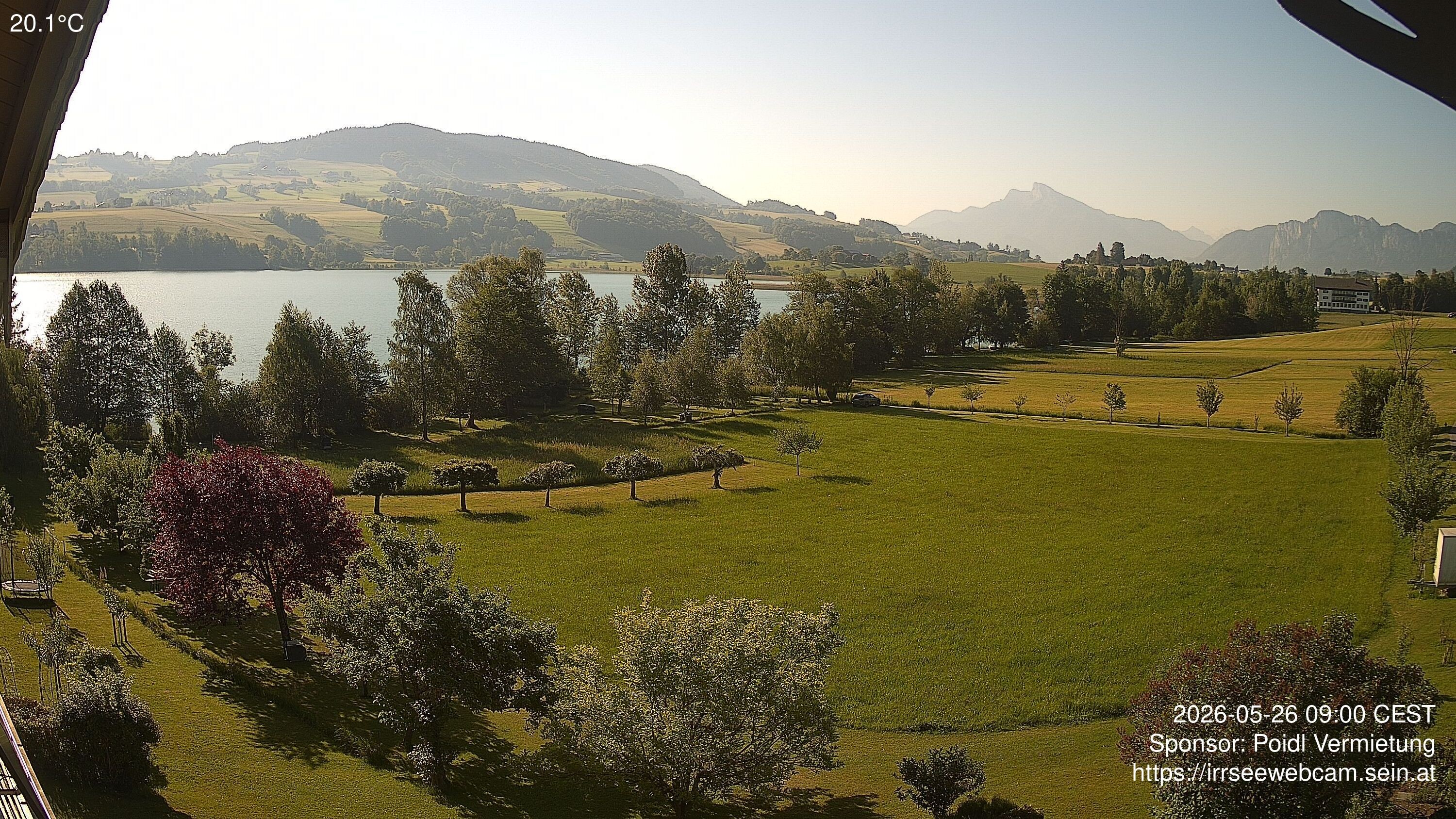 Archiv Foto Irrsee Oberösterreich: Webcam Westufer