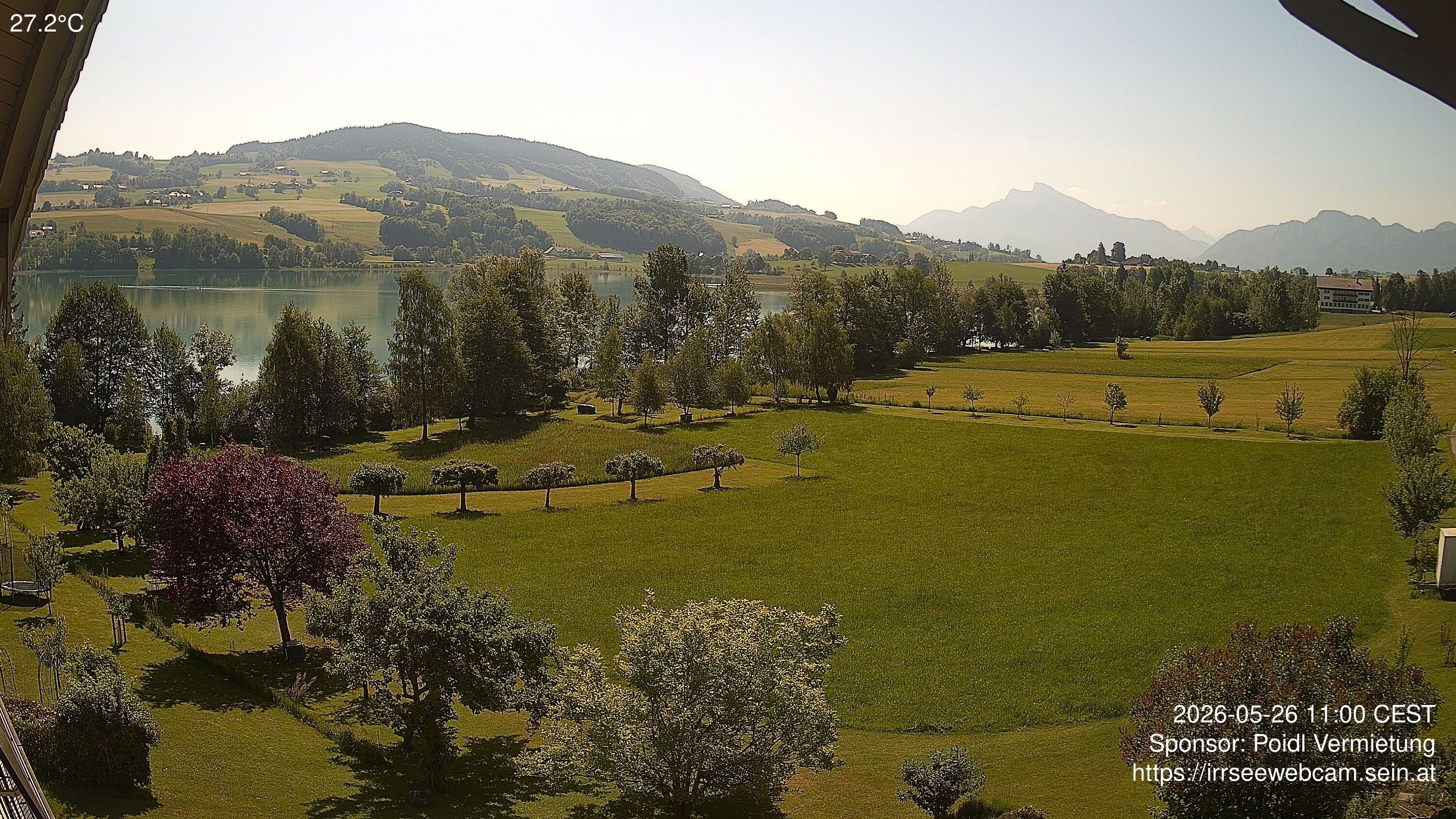 Archiv Foto Irrsee Oberösterreich: Webcam Westufer