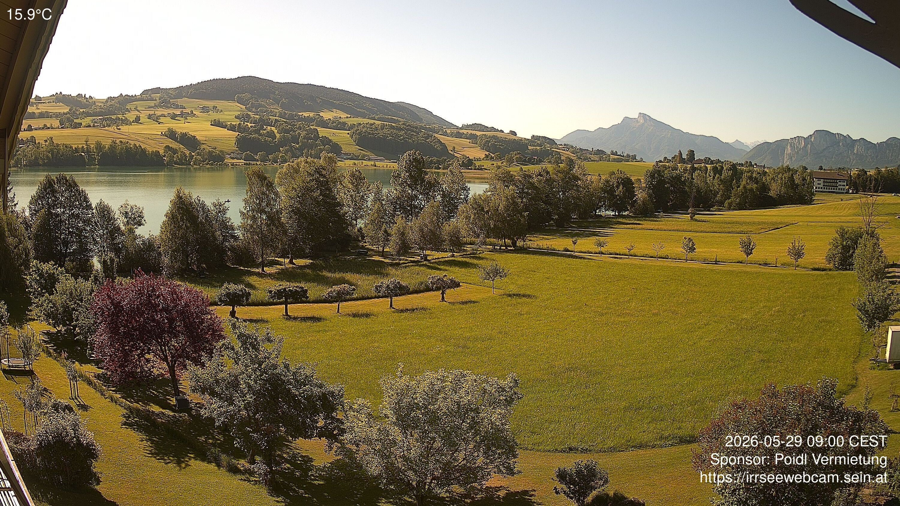 Archiv Foto Irrsee Oberösterreich: Webcam Westufer