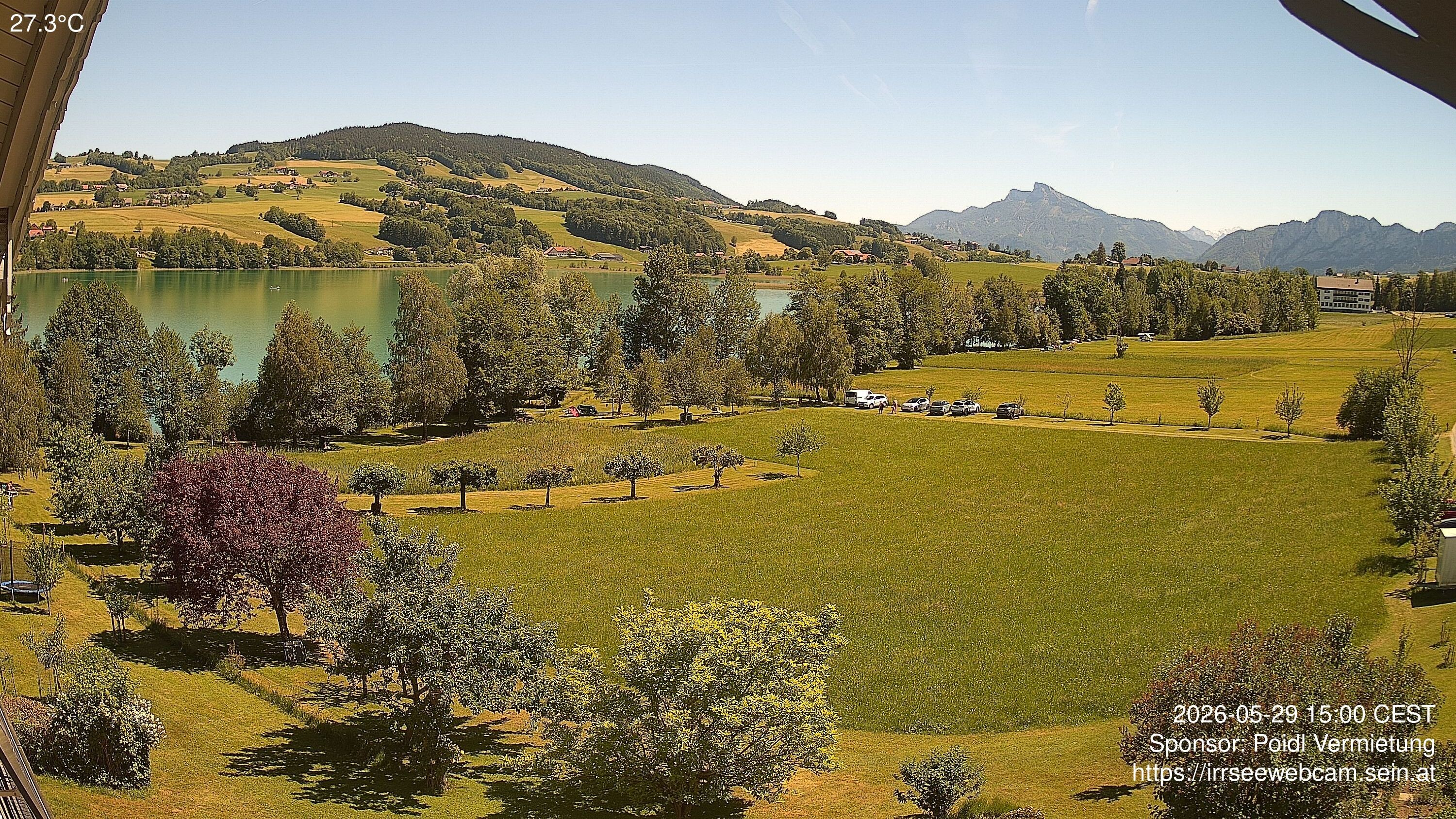 Archiv Foto Irrsee Oberösterreich: Webcam Westufer
