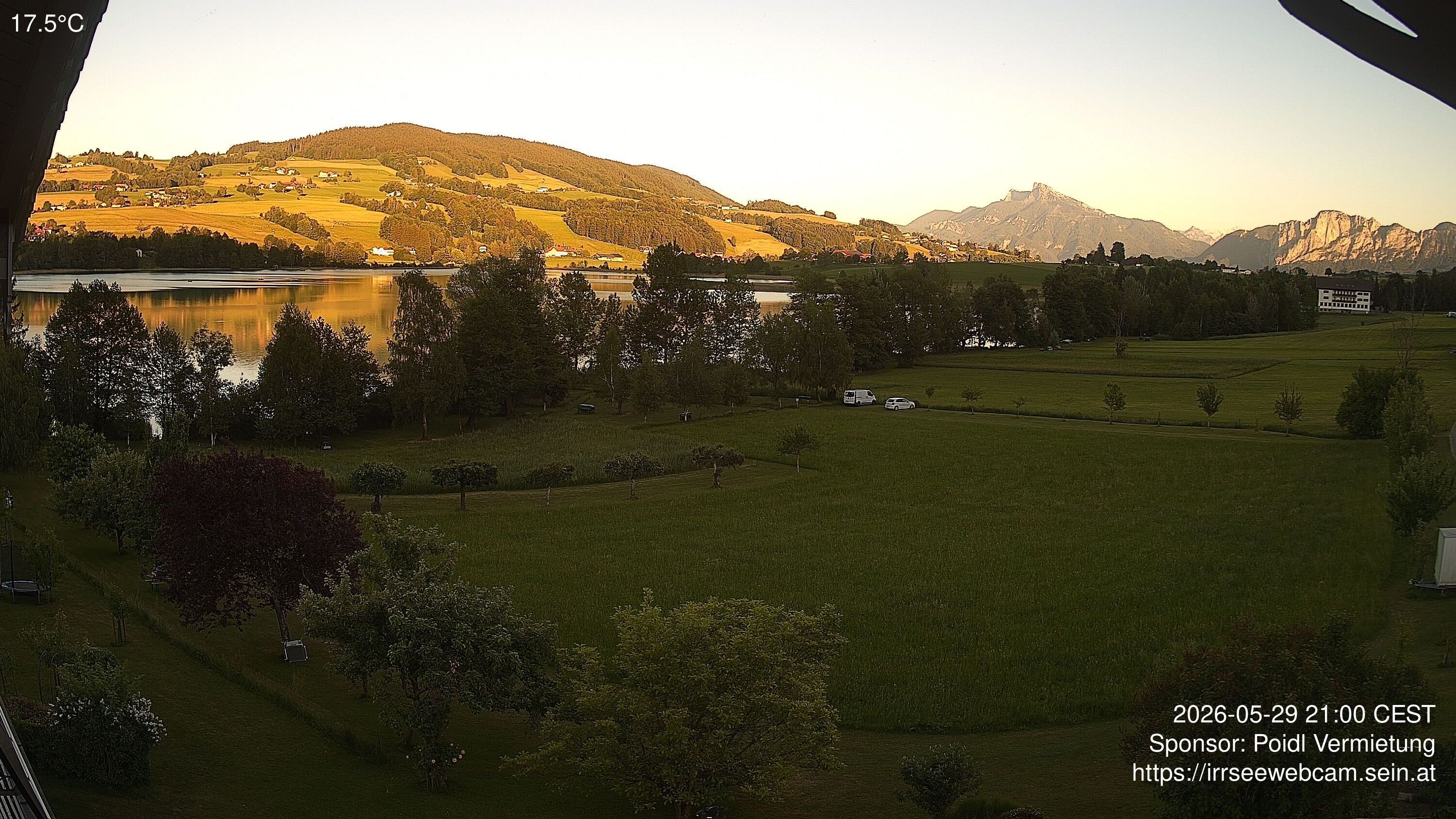 Archiv Foto Irrsee Oberösterreich: Webcam Westufer