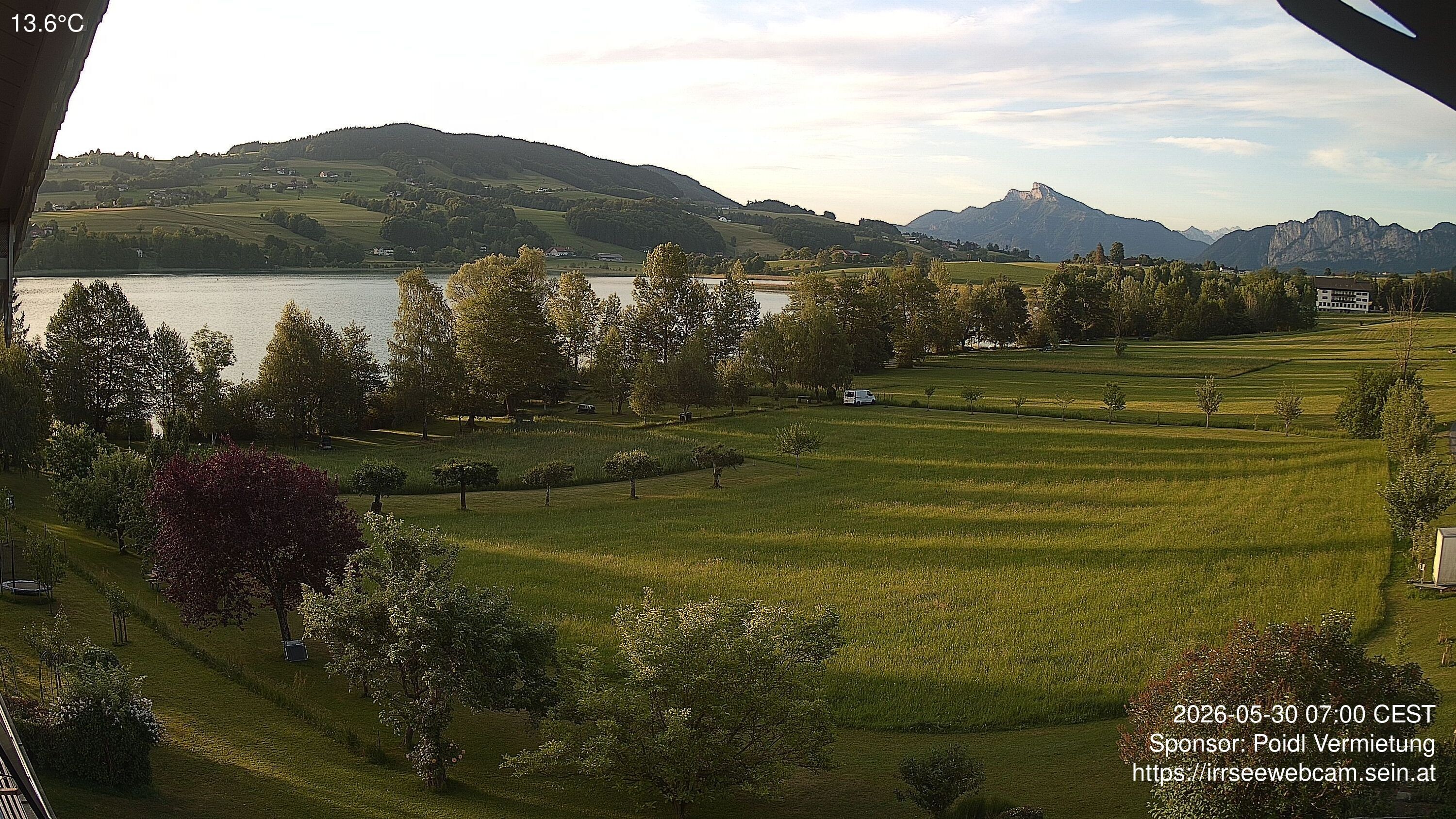 Archiv Foto Irrsee Oberösterreich: Webcam Westufer