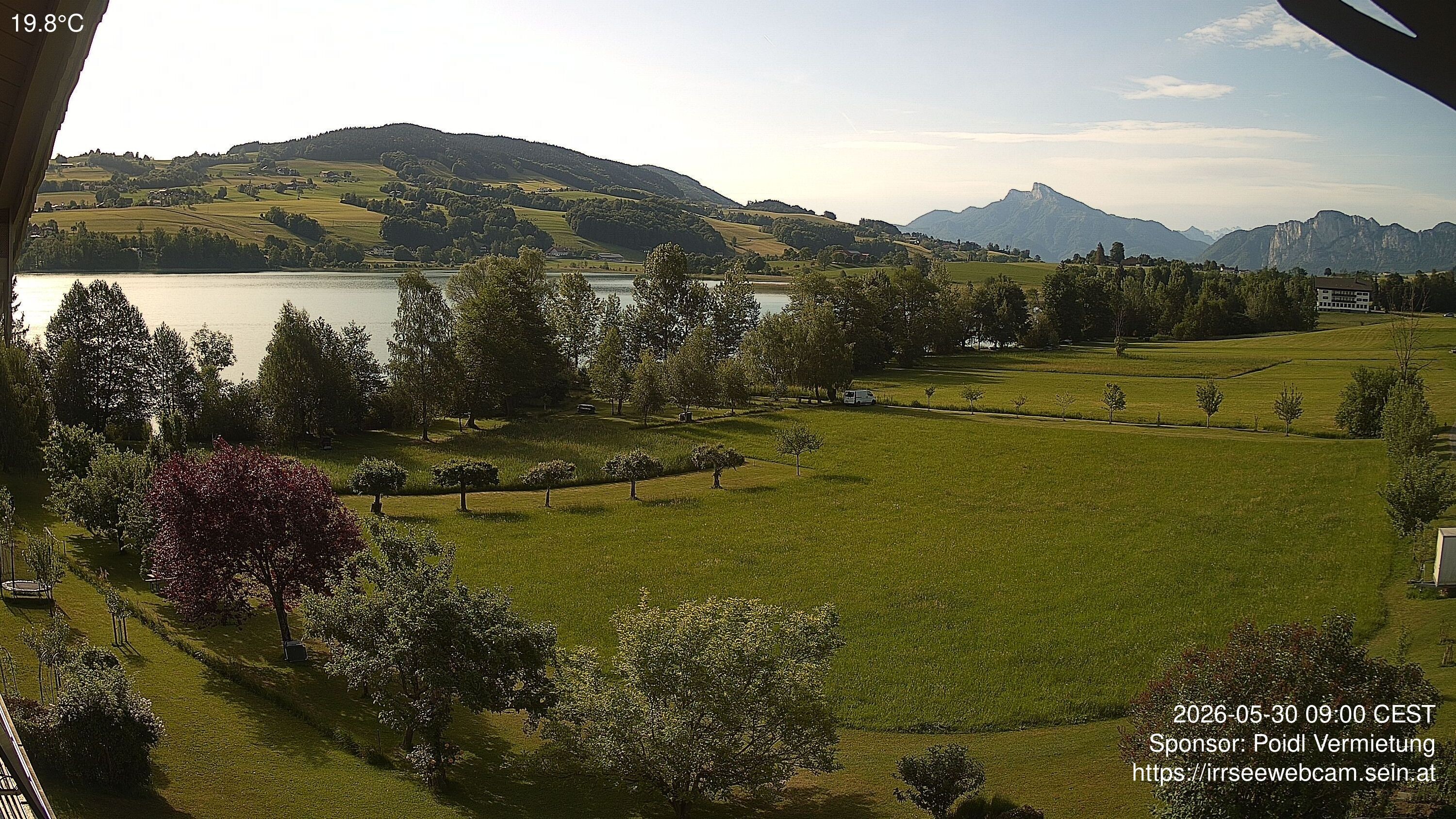 Archiv Foto Irrsee Oberösterreich: Webcam Westufer