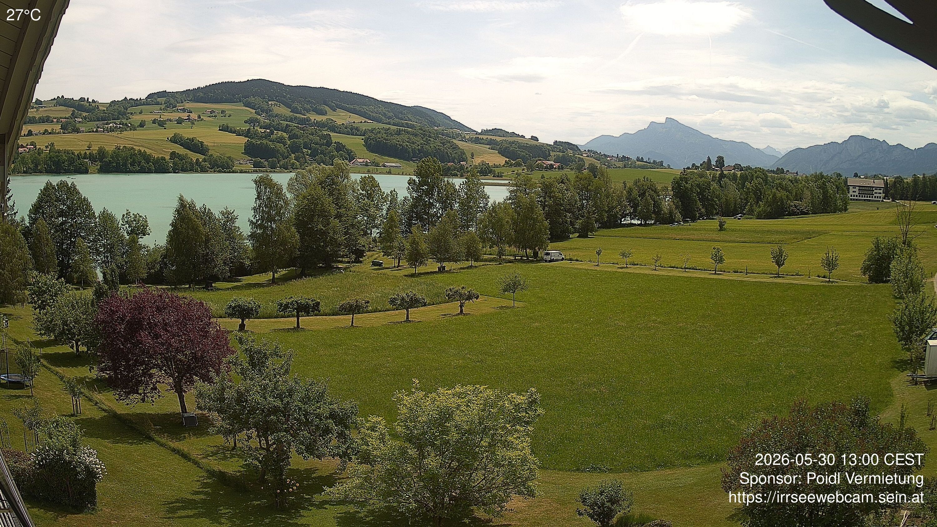 Archiv Foto Irrsee Oberösterreich: Webcam Westufer