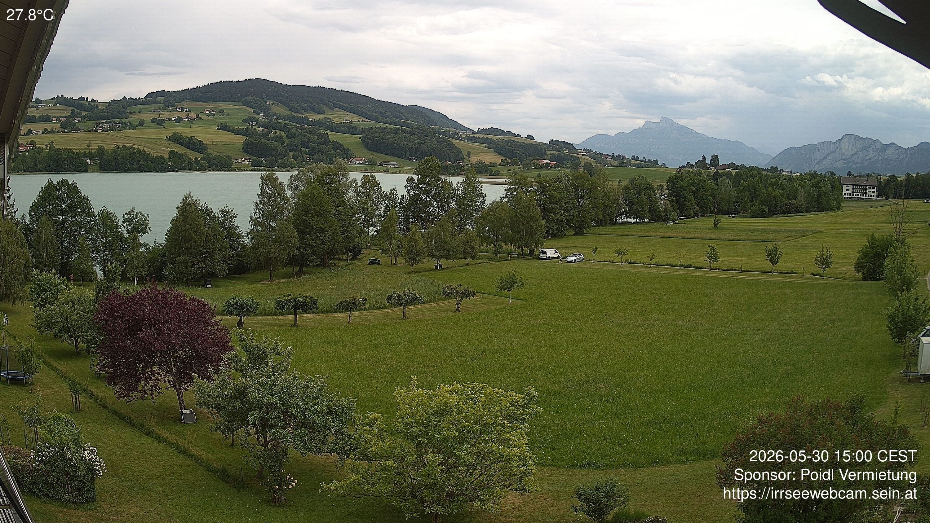 Archiv Foto Irrsee Oberösterreich: Webcam Westufer