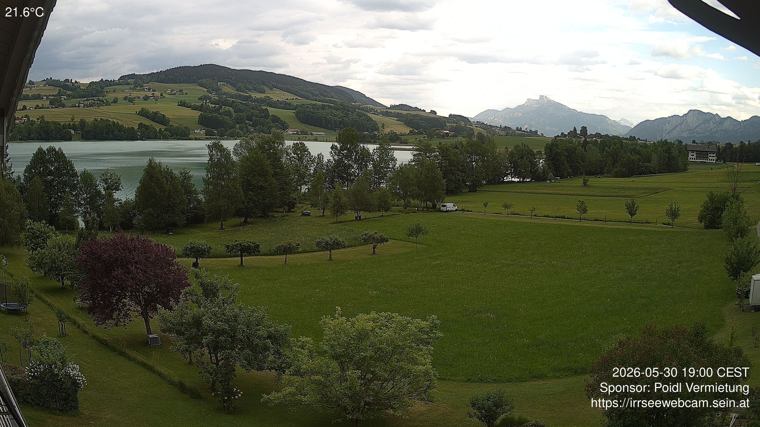 Archiv Foto Irrsee Oberösterreich: Webcam Westufer