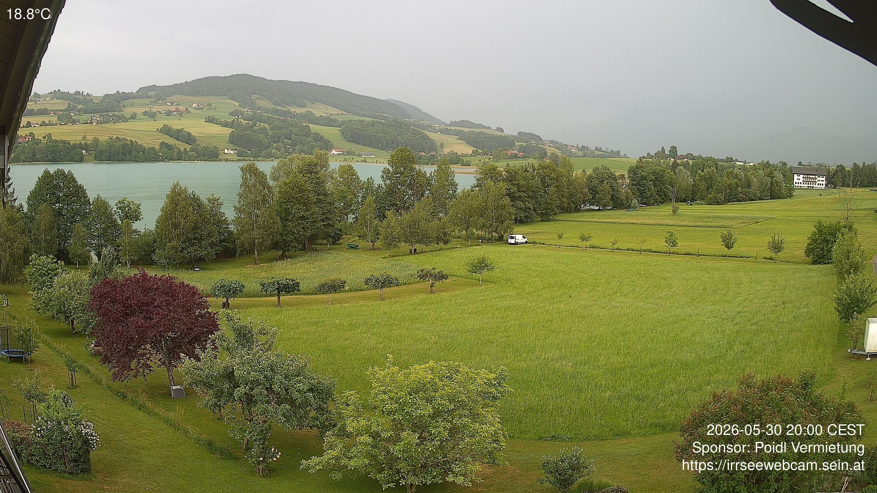 Archiv Foto Irrsee Oberösterreich: Webcam Westufer