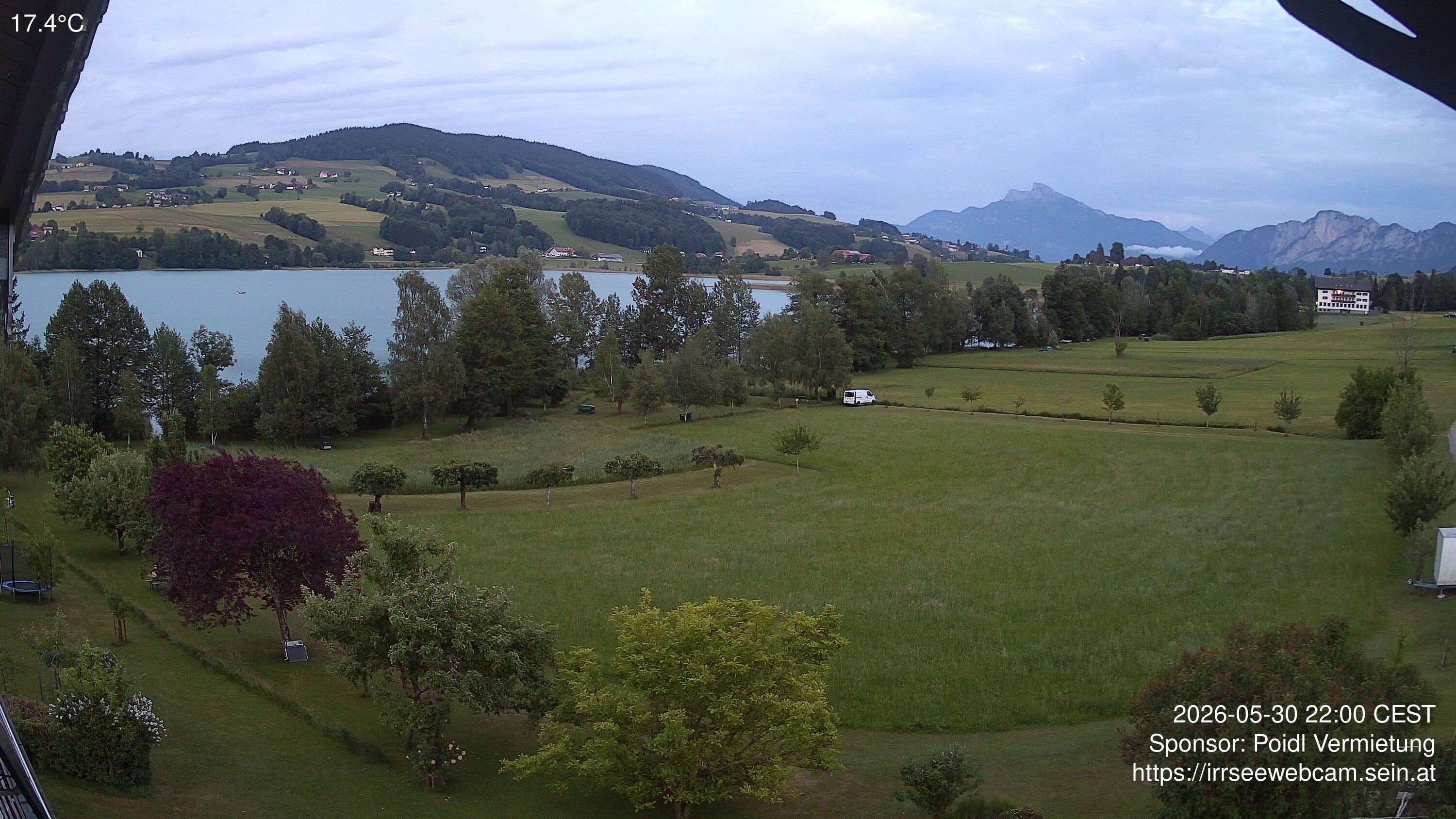Archiv Foto Irrsee Oberösterreich: Webcam Westufer