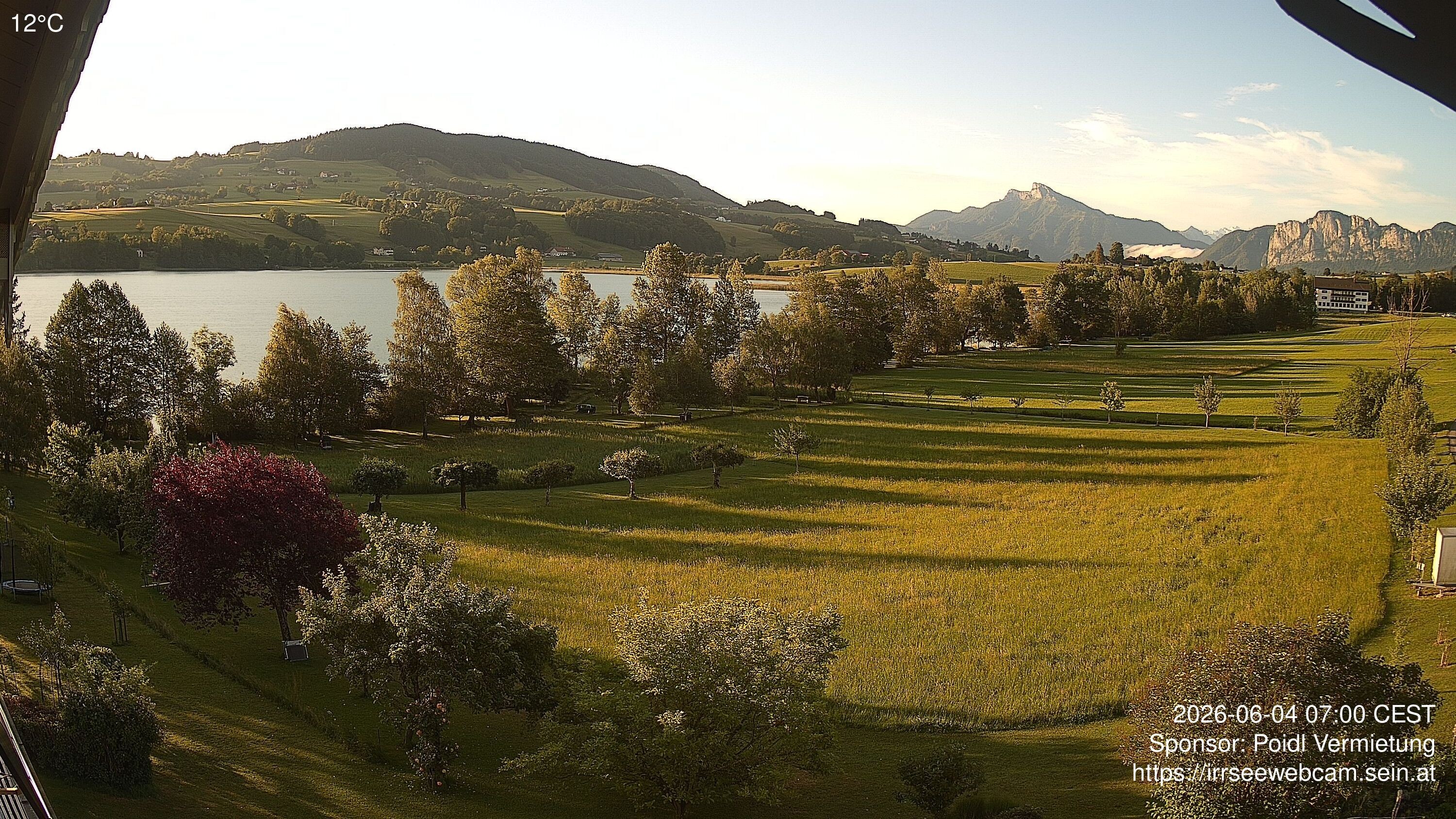 Archiv Foto Irrsee Oberösterreich: Webcam Westufer