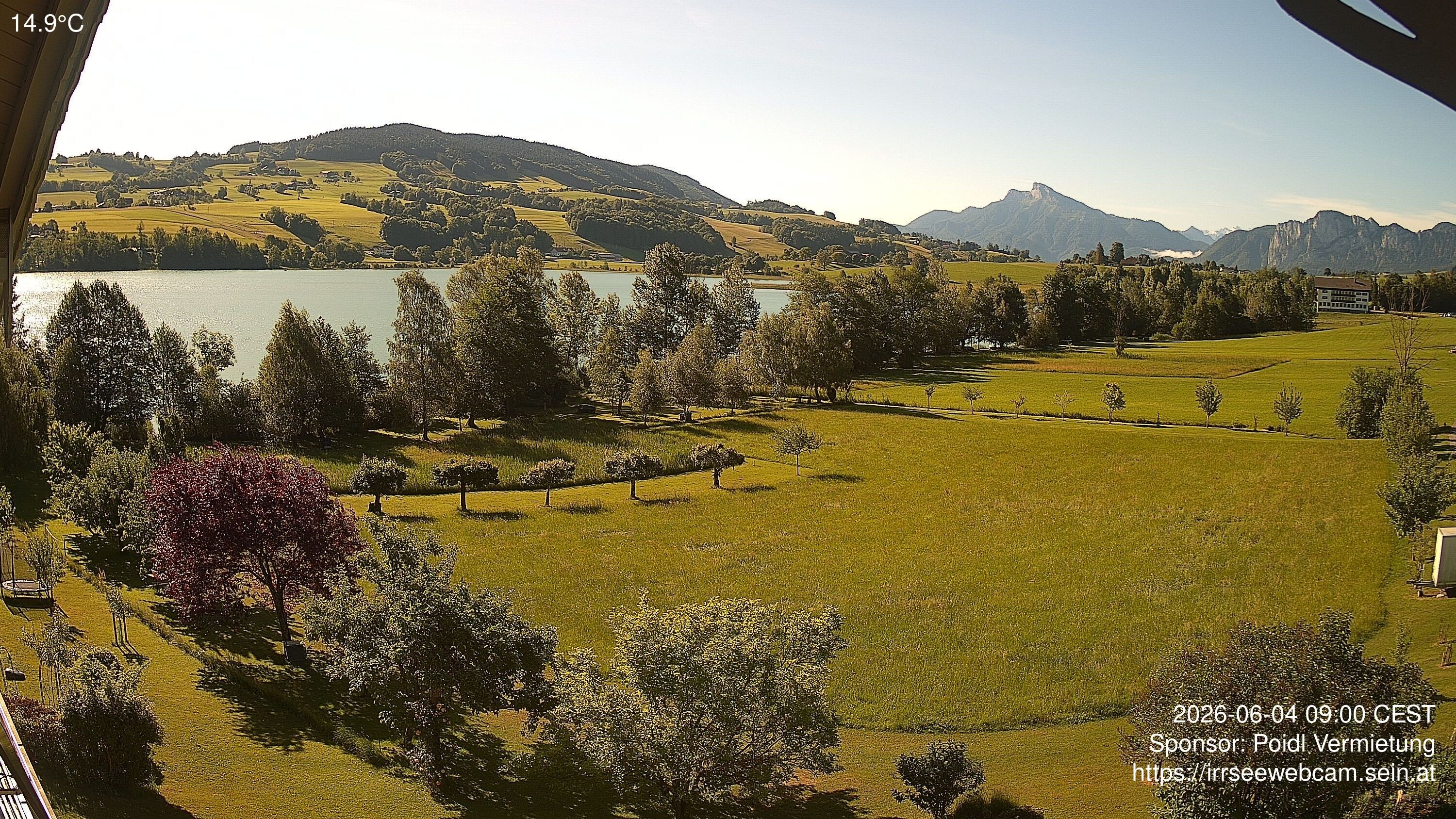 Archiv Foto Irrsee Oberösterreich: Webcam Westufer