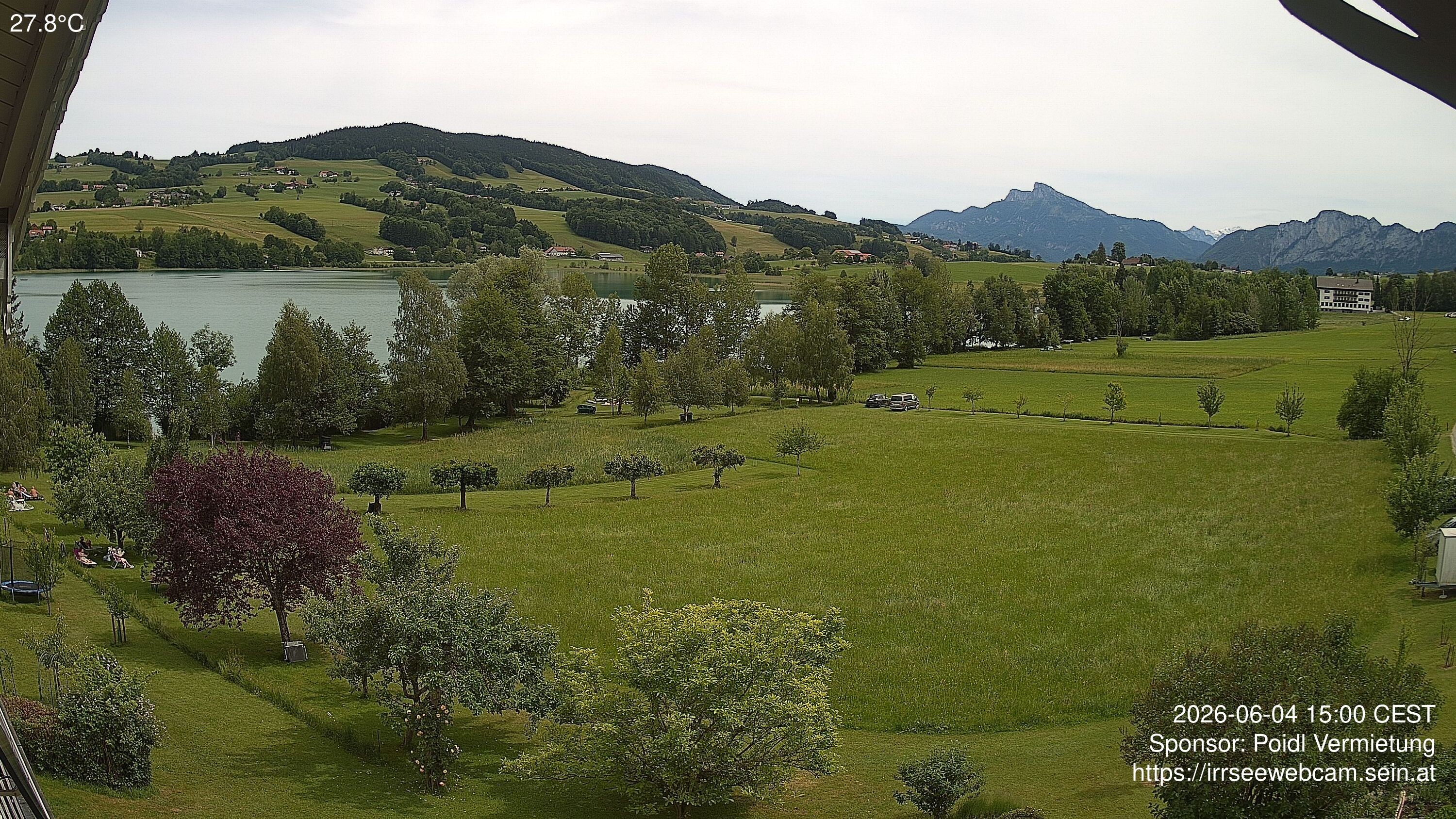 Archiv Foto Irrsee Oberösterreich: Webcam Westufer