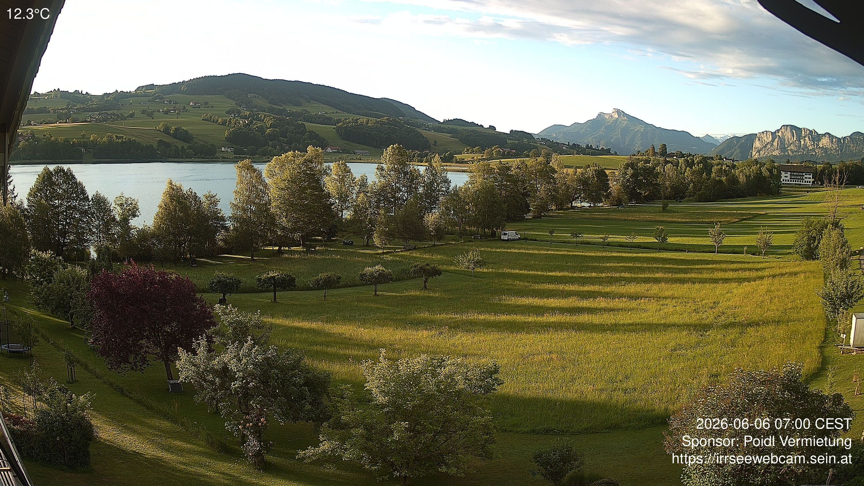 Archiv Foto Irrsee Oberösterreich: Webcam Westufer