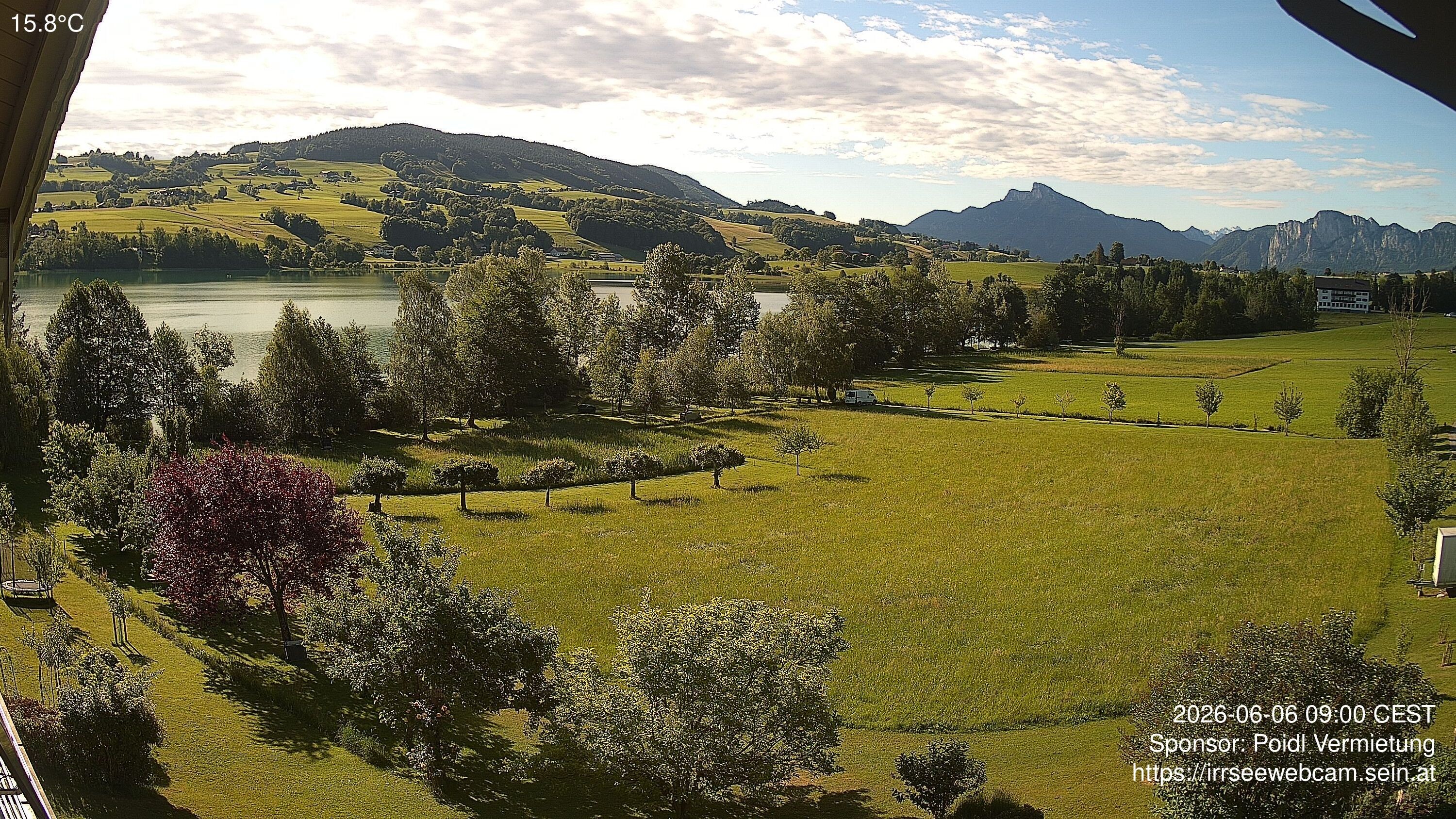 Archiv Foto Irrsee Oberösterreich: Webcam Westufer