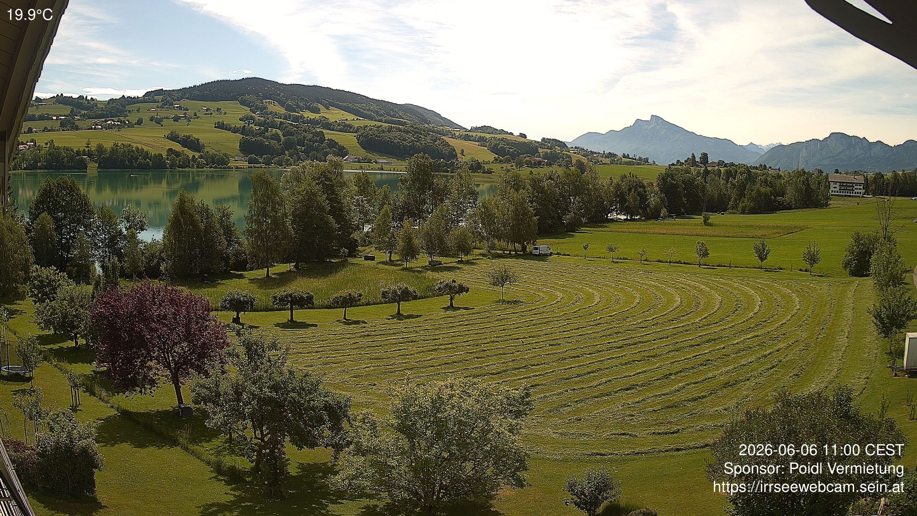 Archiv Foto Irrsee Oberösterreich: Webcam Westufer