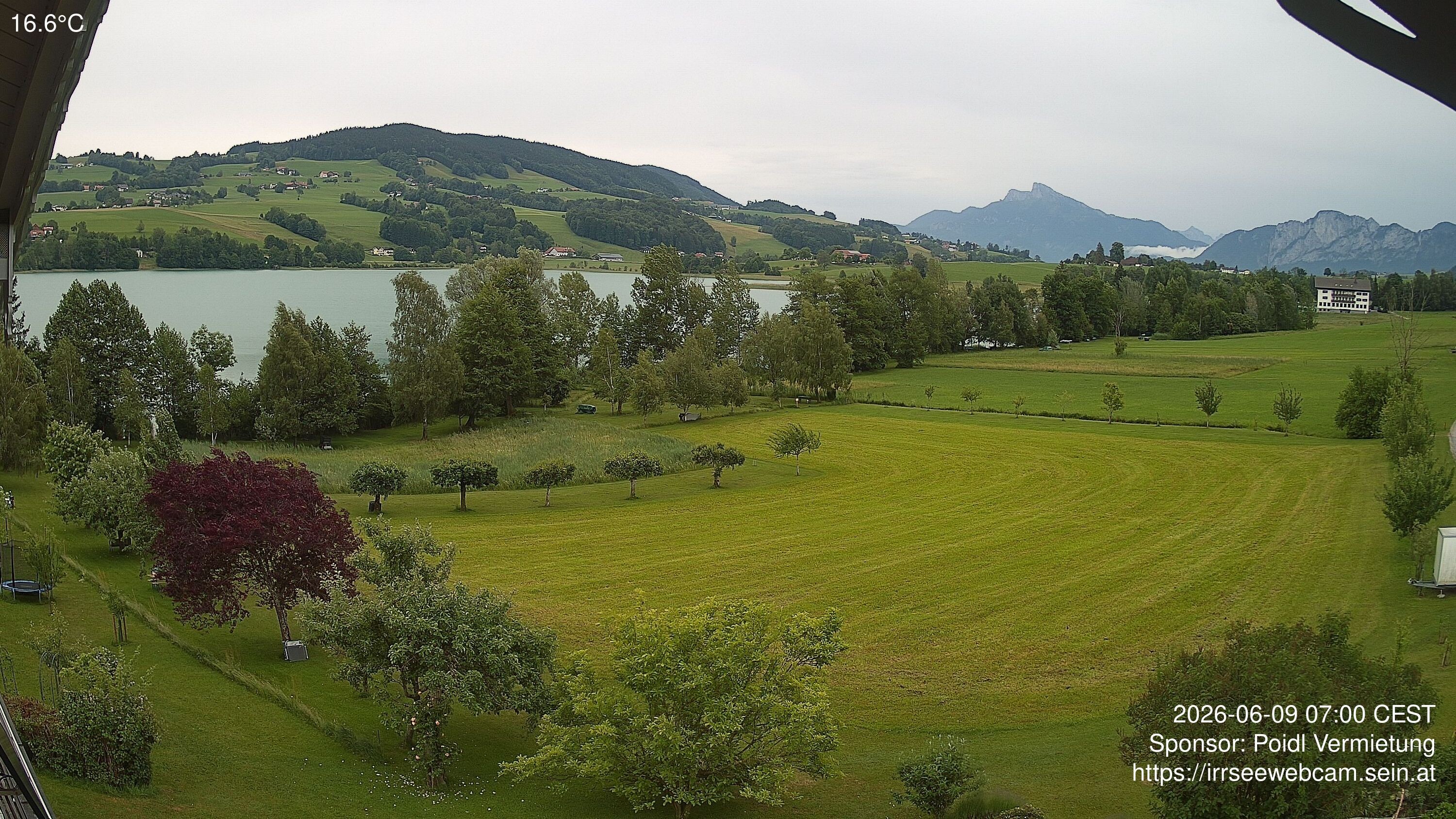 Archiv Foto Irrsee Oberösterreich: Webcam Westufer